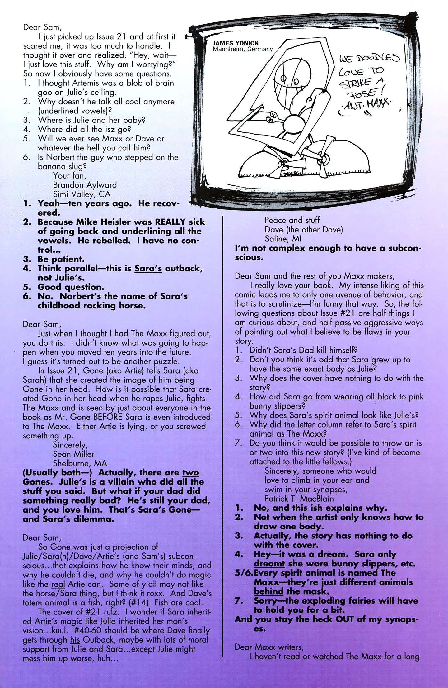 Read online The Maxx (1993) comic -  Issue #23 - 26