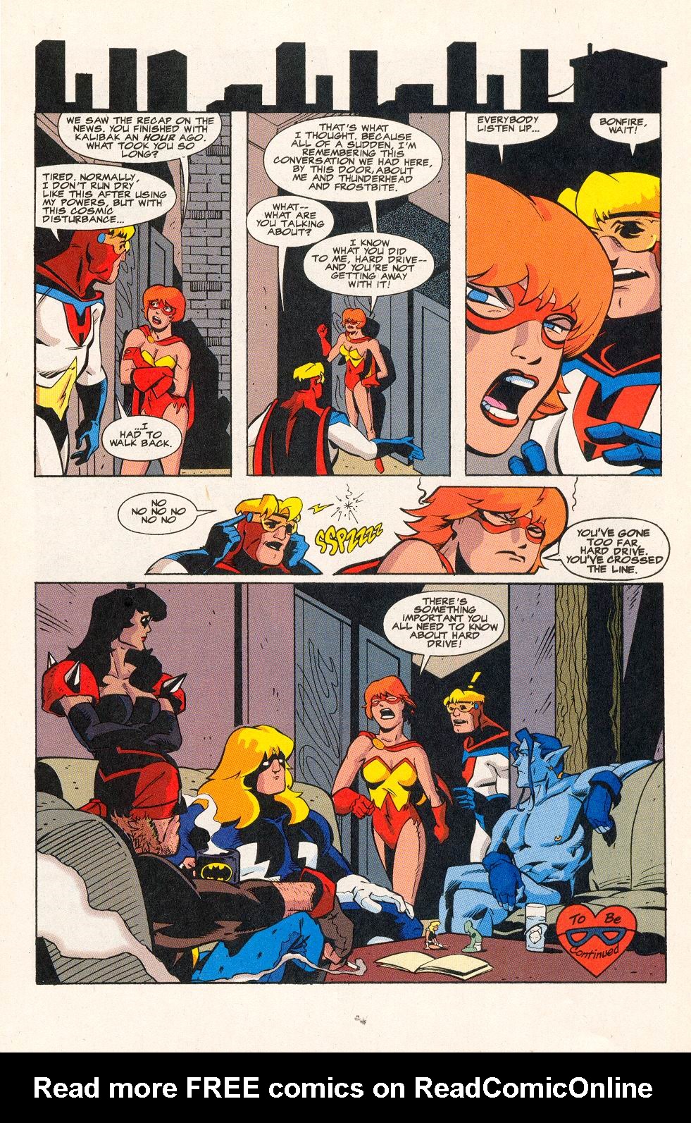 Read online Young Heroes in Love comic -  Issue #5 - 23