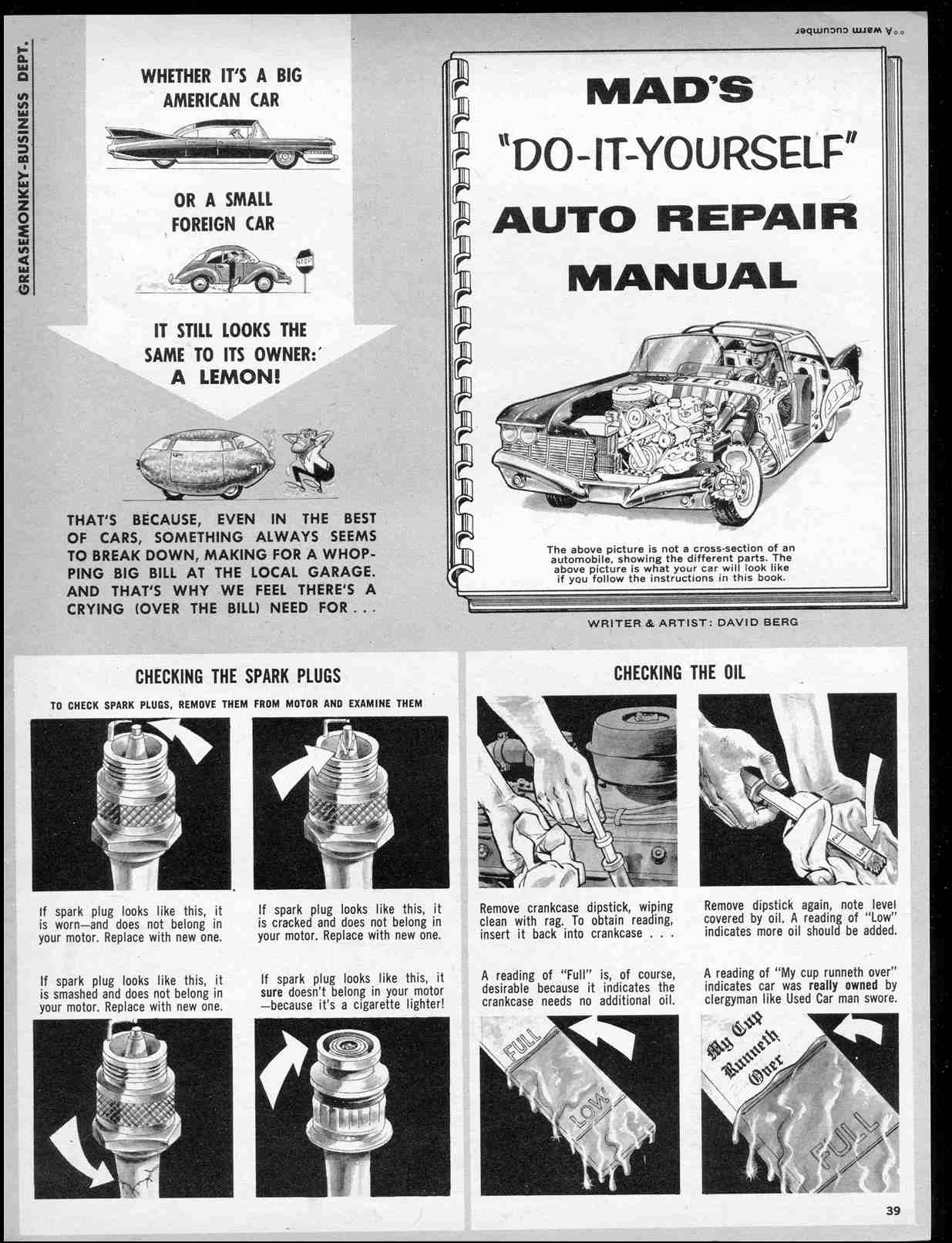 Read online MAD comic -  Issue #61 - 41