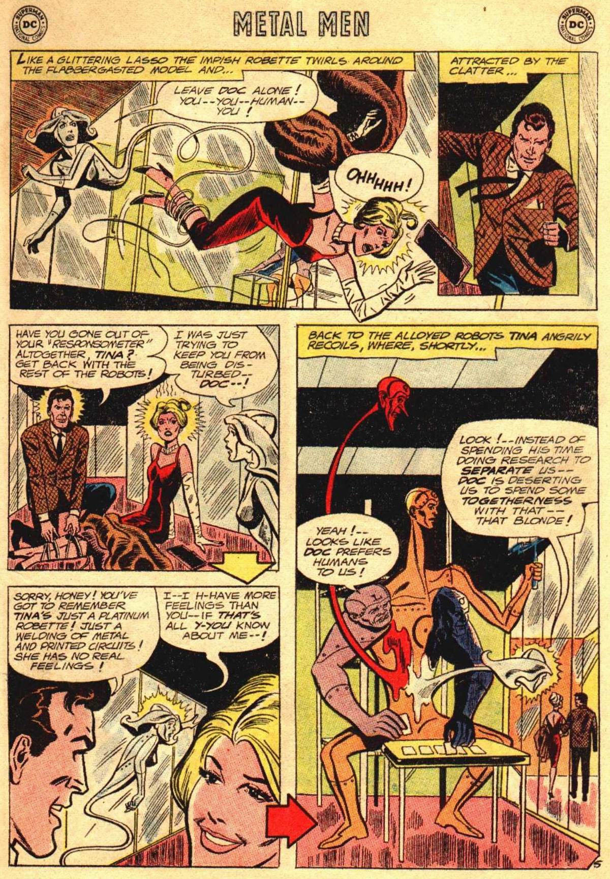 Read online Metal Men (1963) comic -  Issue #10 - 7