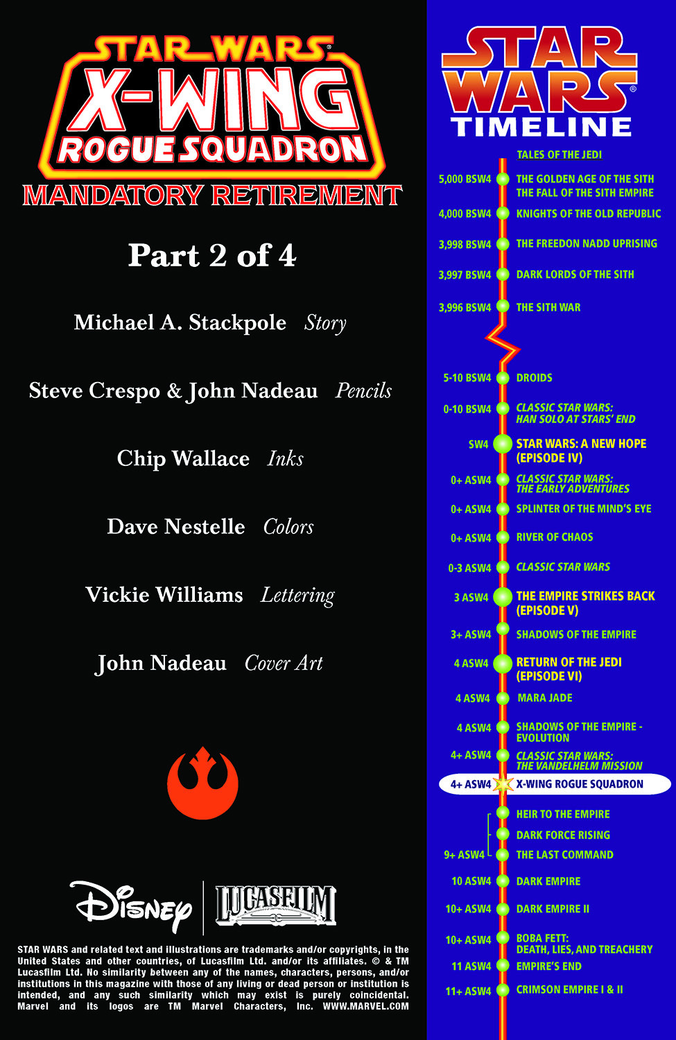 Read online Star Wars: X-Wing Rogue Squadron comic -  Issue #33 - 2