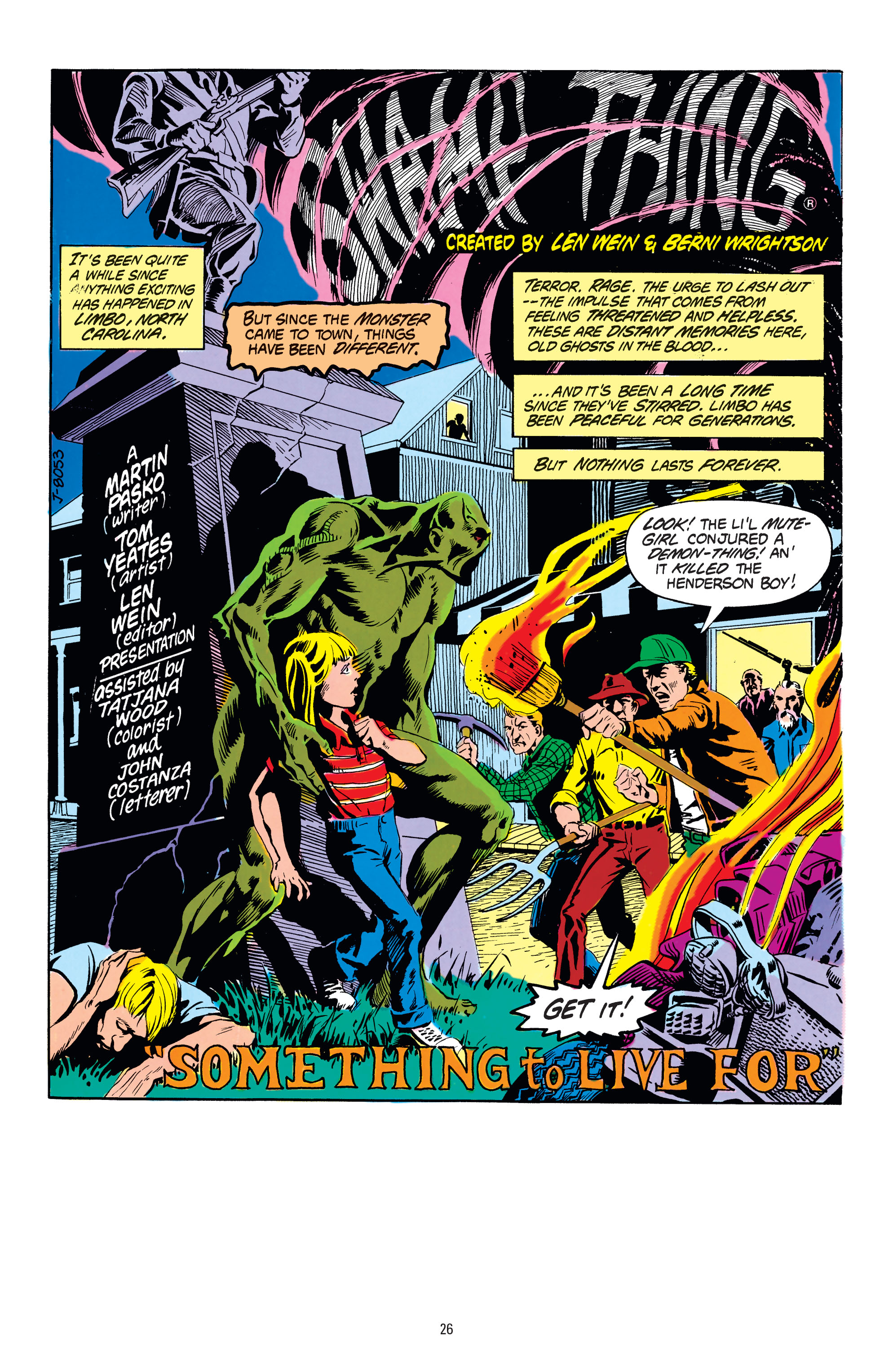 Read online Swamp Thing: The Bronze Age comic -  Issue # TPB 3 (Part 1) - 24