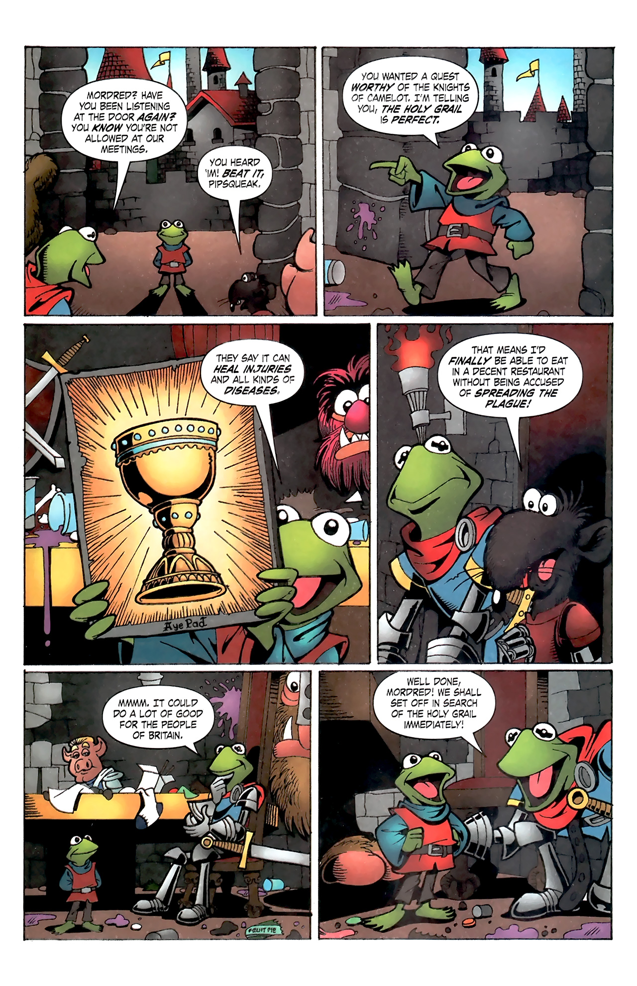 Read online Muppet King Arthur comic -  Issue #3 - 7