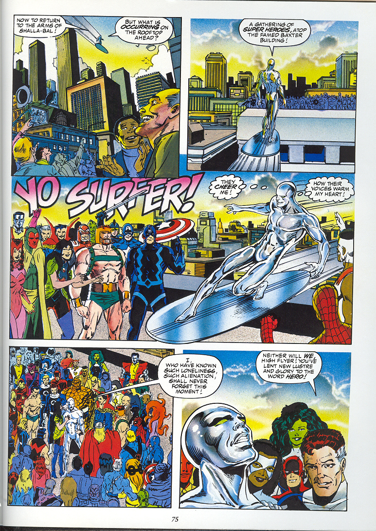 Read online Marvel Graphic Novel comic -  Issue #58 - Silver Surfer - The Enslavers - 77
