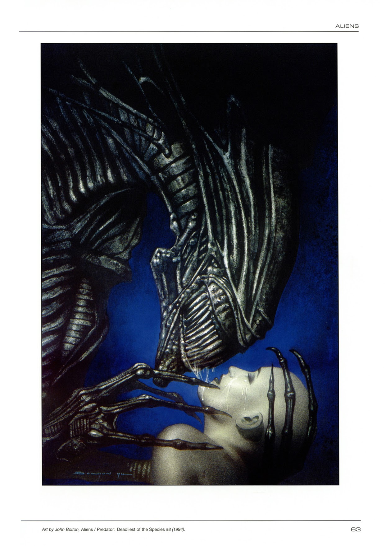 Read online Aliens/Predator: Panel to Panel comic -  Issue # TPB (Part 1) - 58