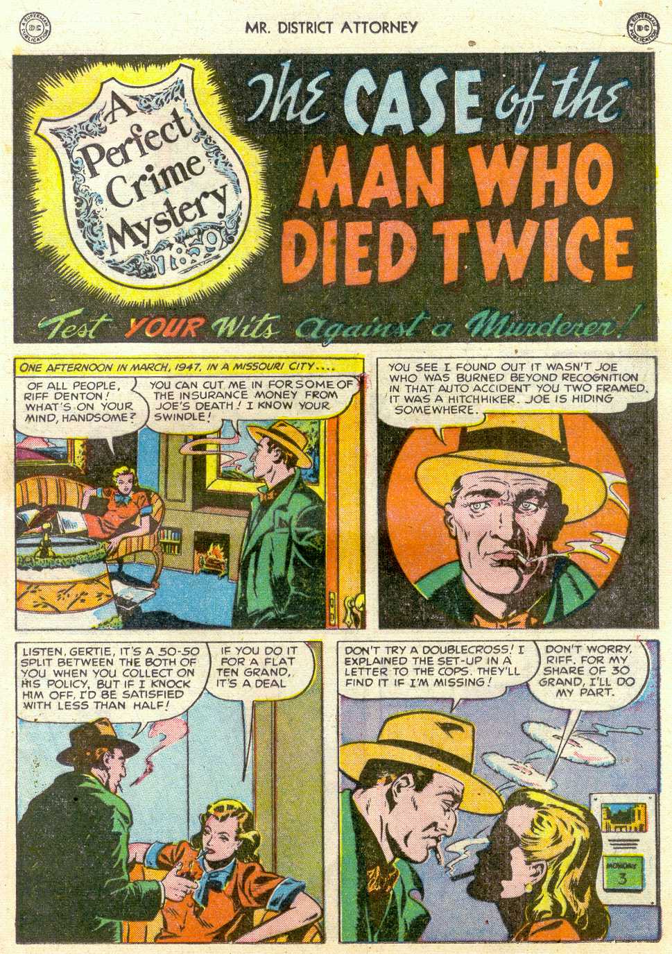 Read online Mr. District Attorney comic -  Issue #6 - 23