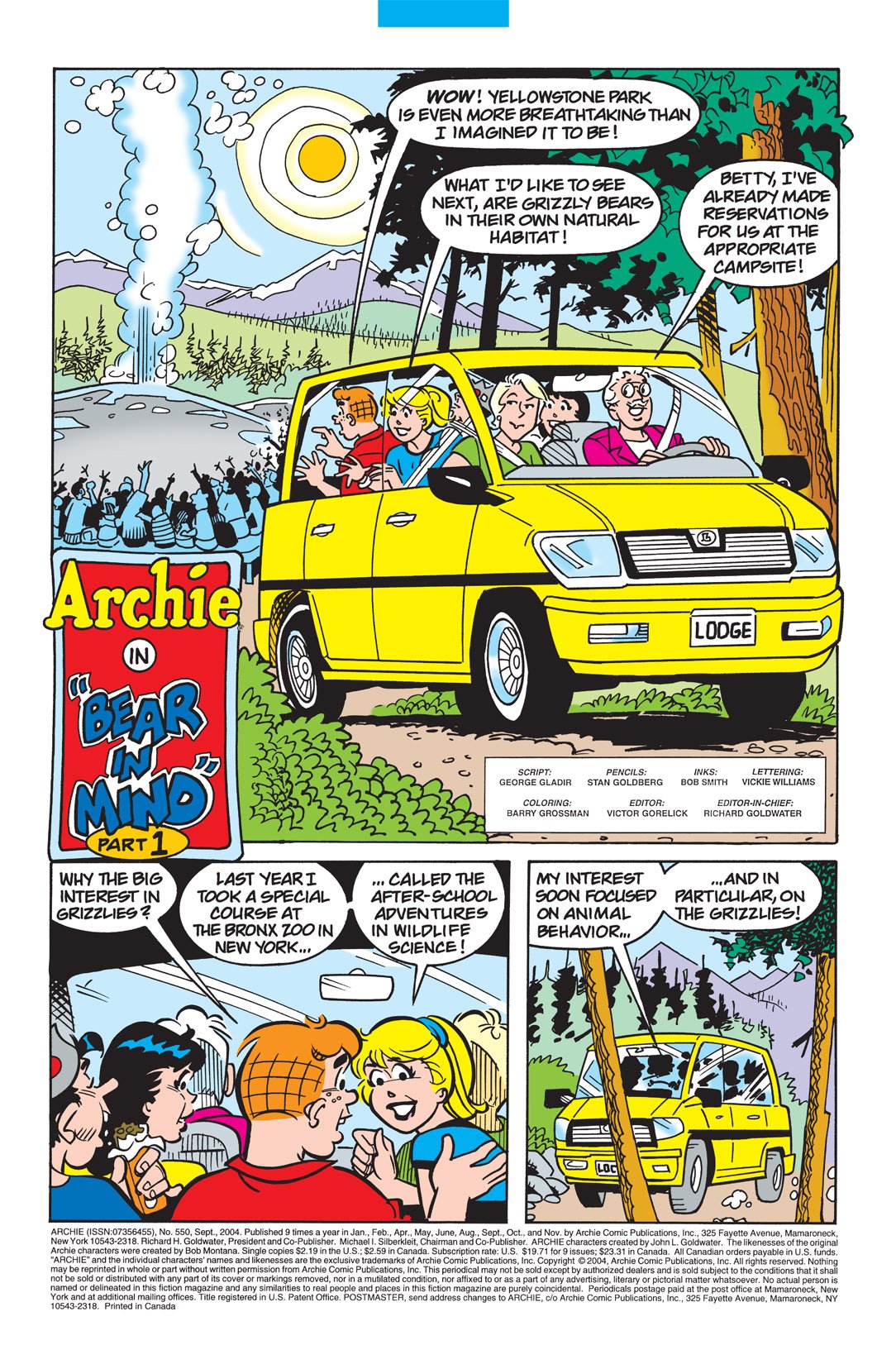 Read online Archie (1960) comic -  Issue #550 - 2