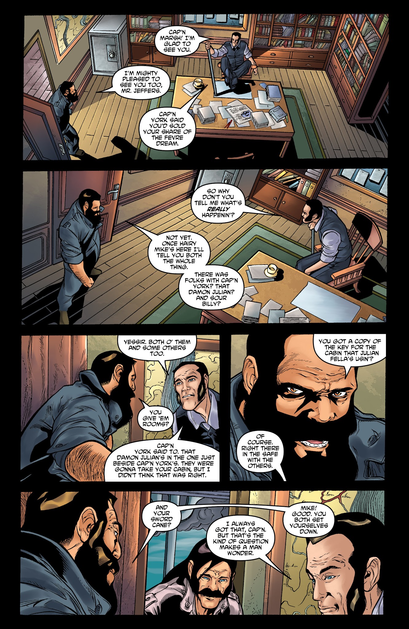 Read online George R.R. Martin's Fevre Dream comic -  Issue #6 - 17