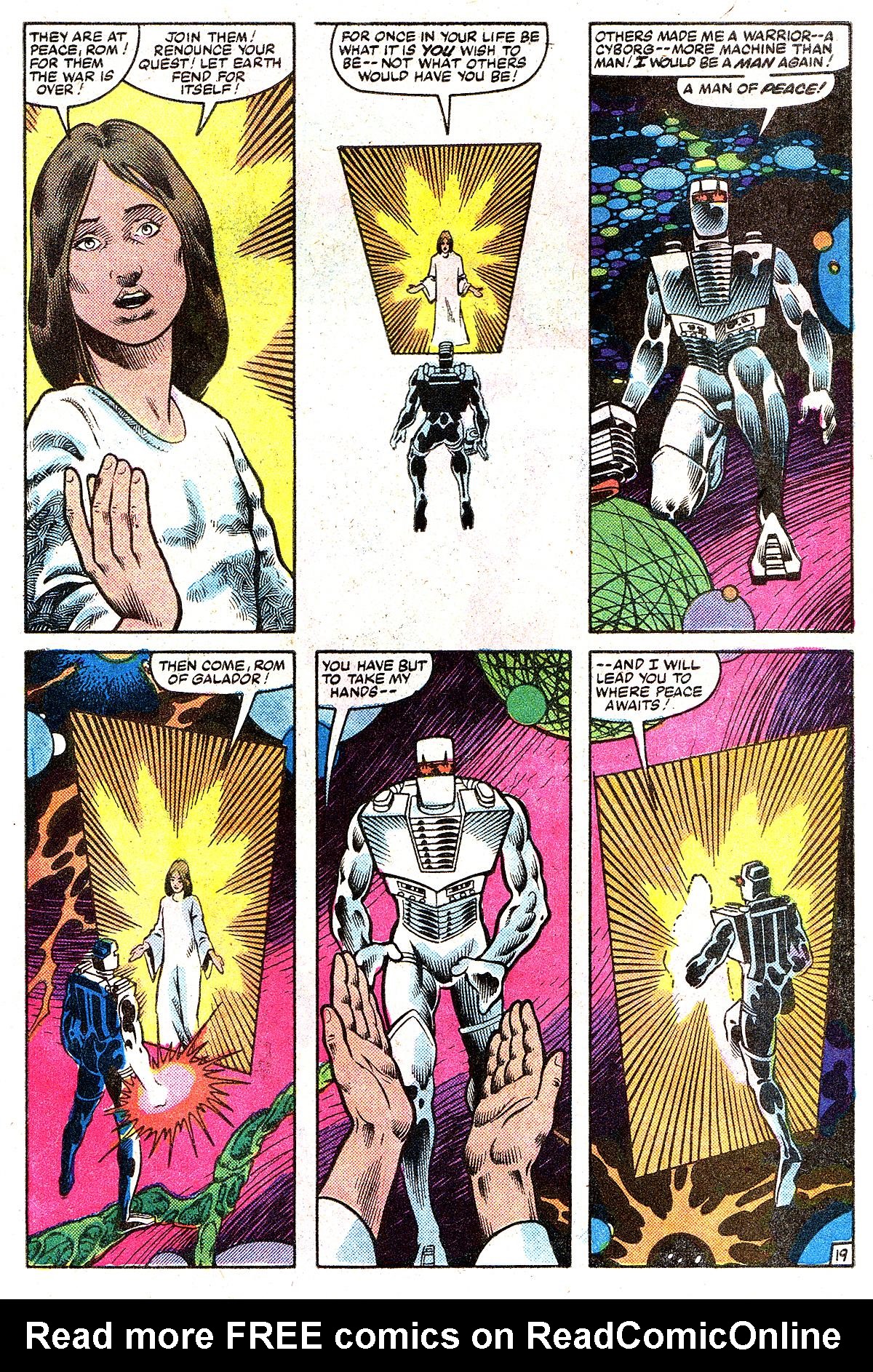 Read online ROM (1979) comic -  Issue #41 - 20