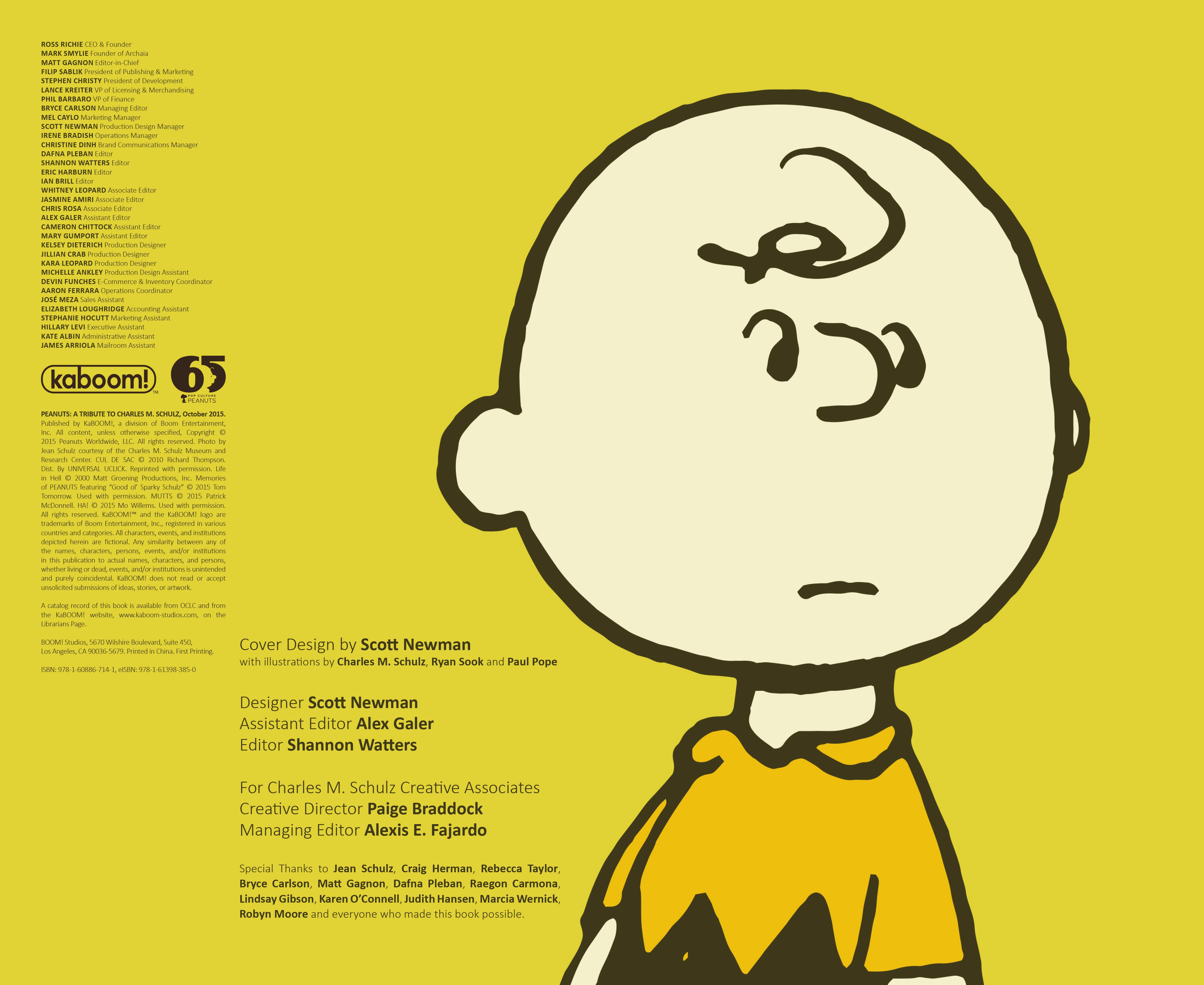 Read online Peanuts: A Tribute to Charles M. Schulz comic -  Issue # TPB (Part 1) - 6