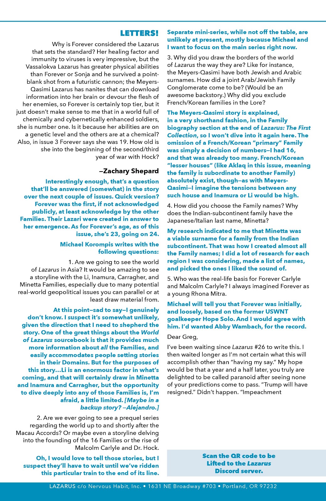 Lazarus: Risen issue 1 - Page 61