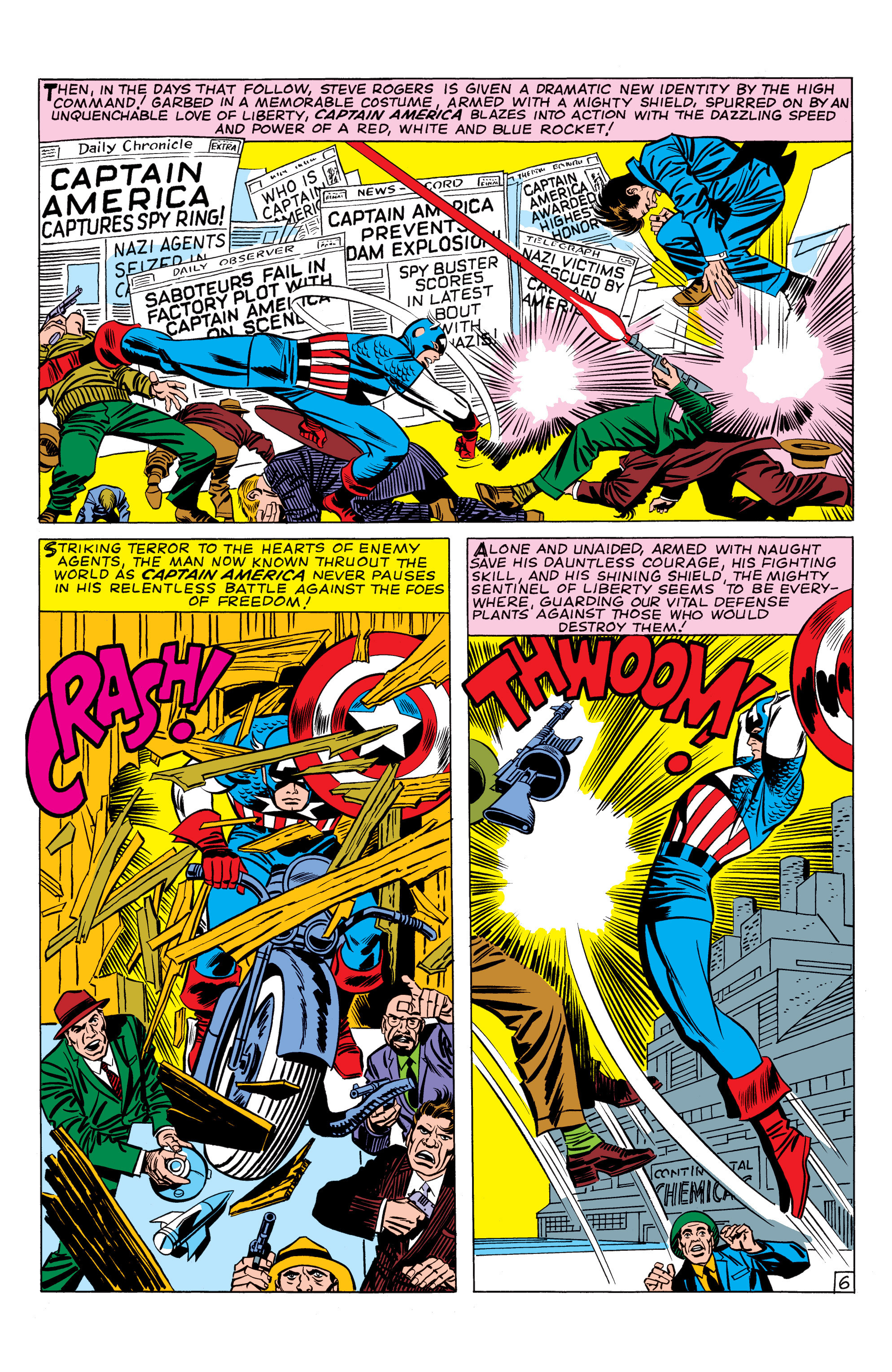 Read online Marvel Masterworks: Captain America comic -  Issue # TPB 1 (Part 1) - 56