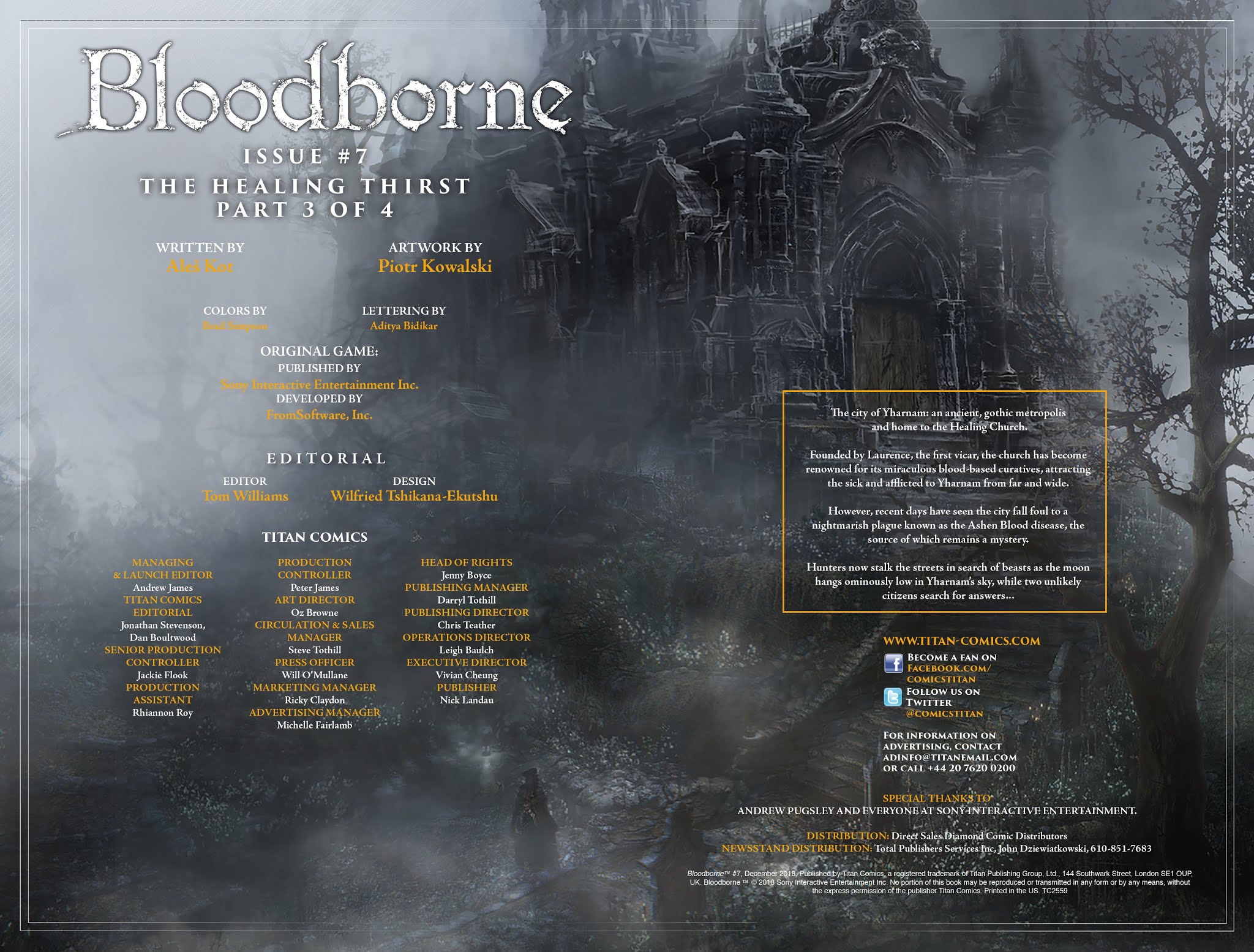 Read online Bloodborne comic -  Issue #7 - 2