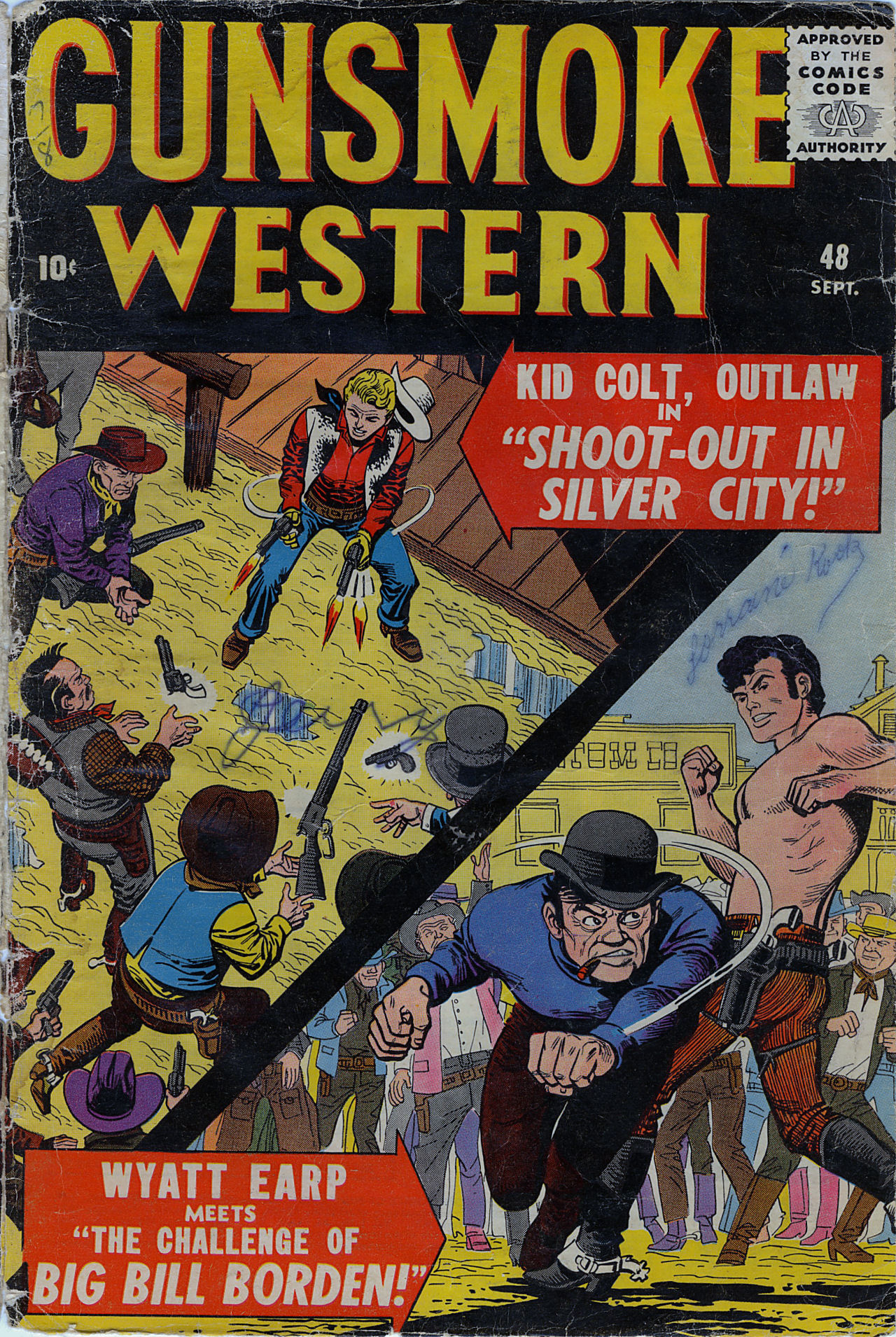 Read online Gunsmoke Western comic -  Issue #48 - 1
