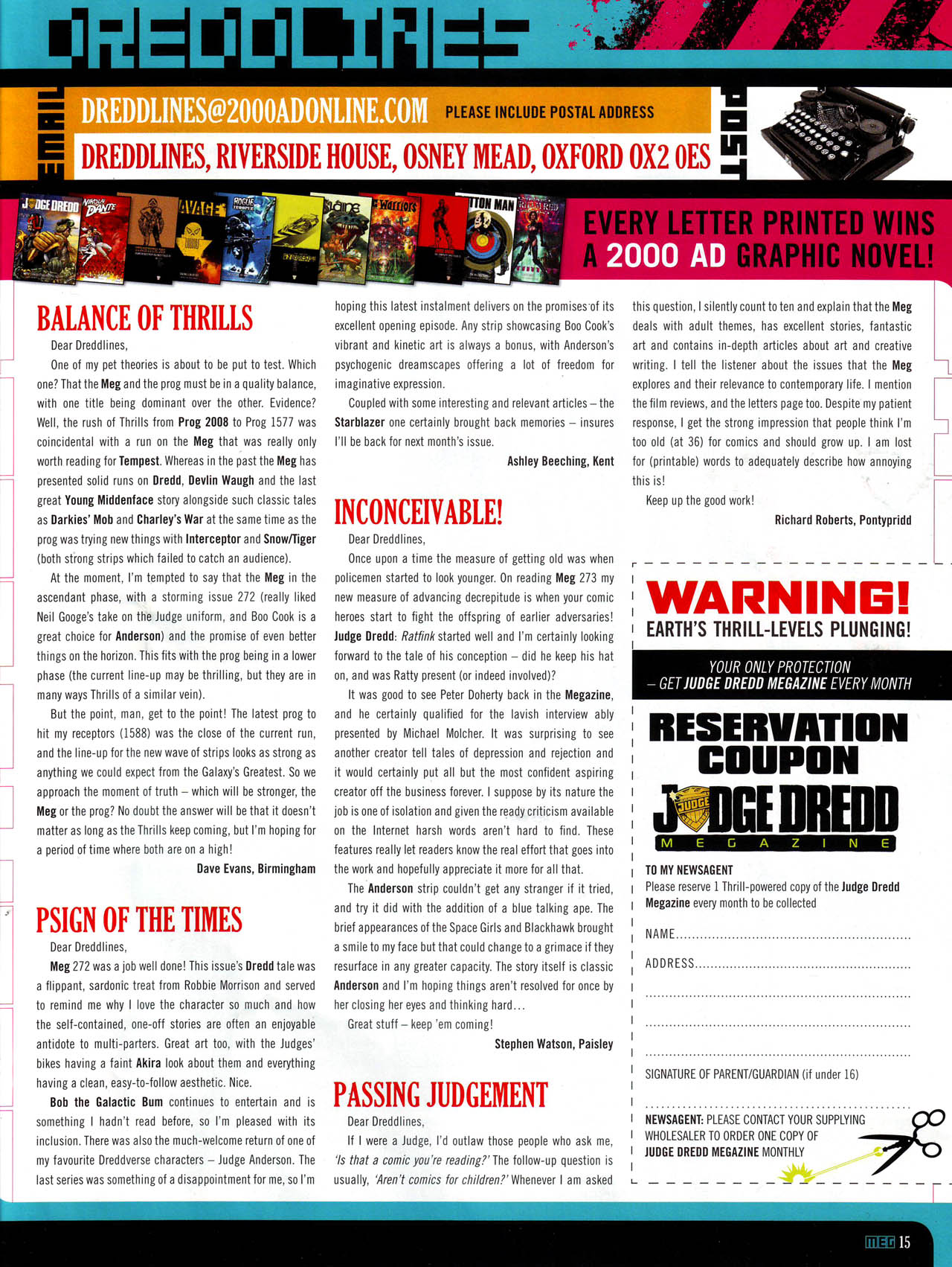 Read online Judge Dredd Megazine (Vol. 5) comic -  Issue #274 - 15