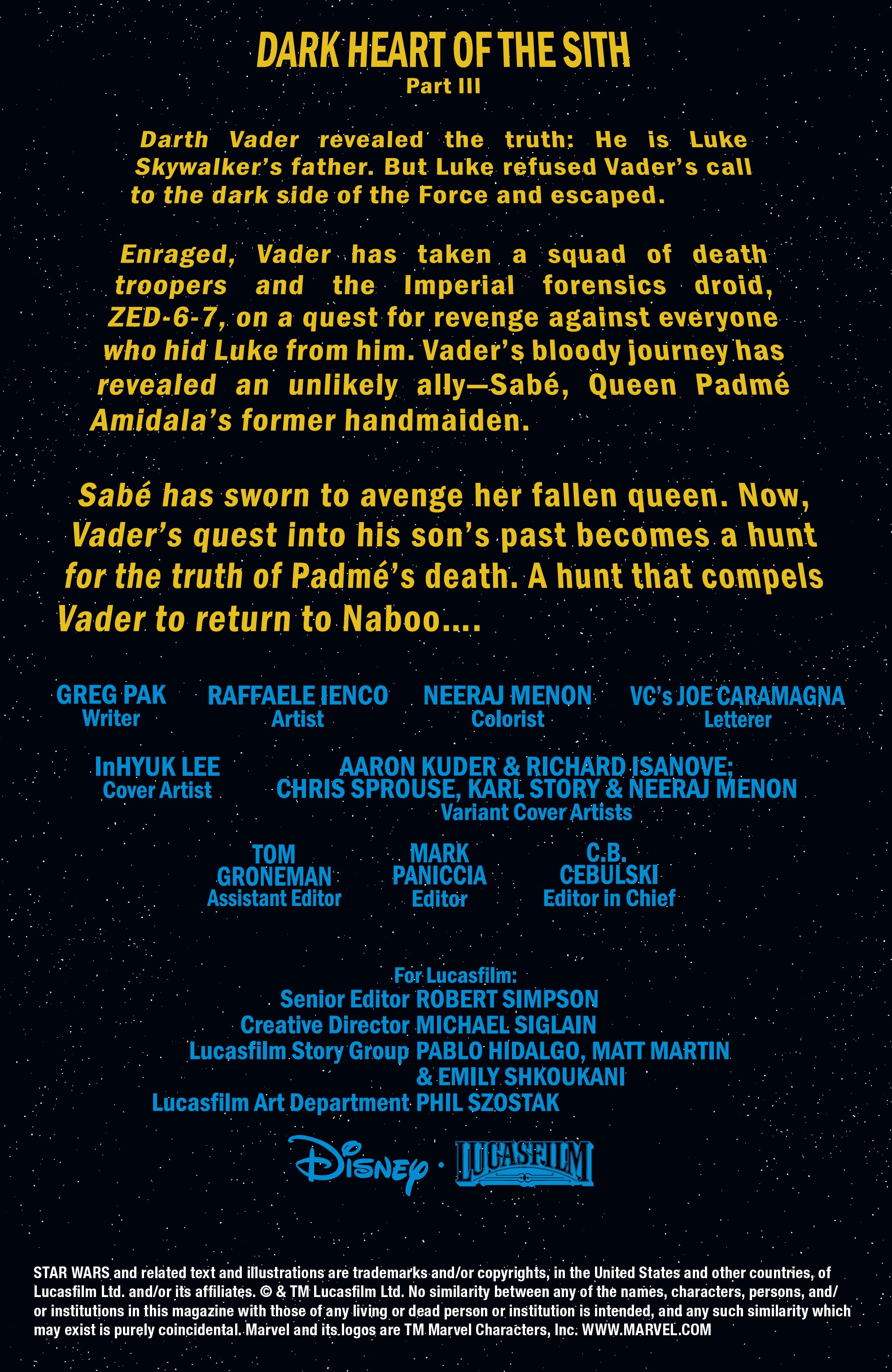 Read online Star Wars: Darth Vader (2020) comic -  Issue #3 - 2