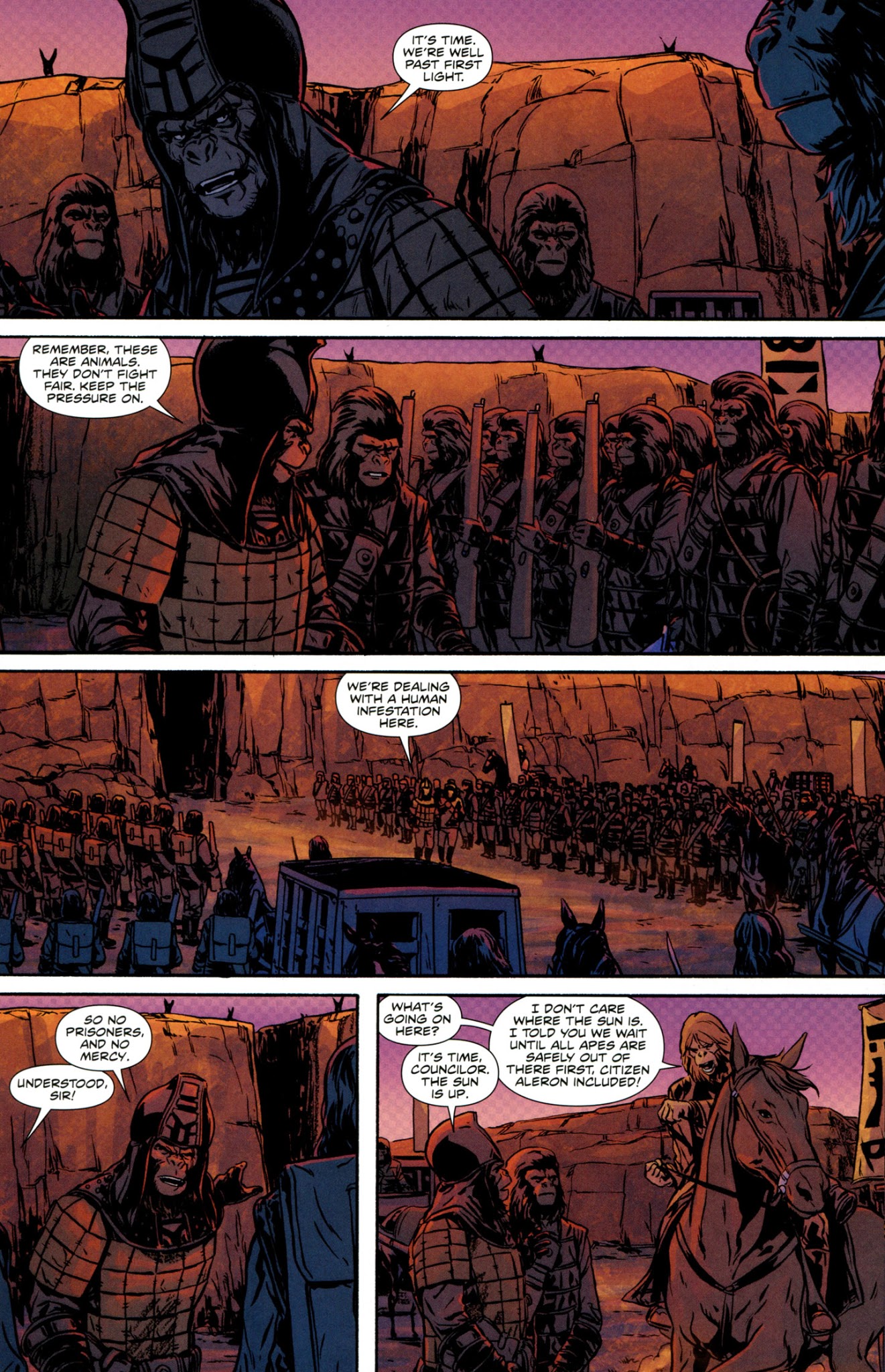 Read online Exile on the Planet of the Apes comic -  Issue #3 - 10