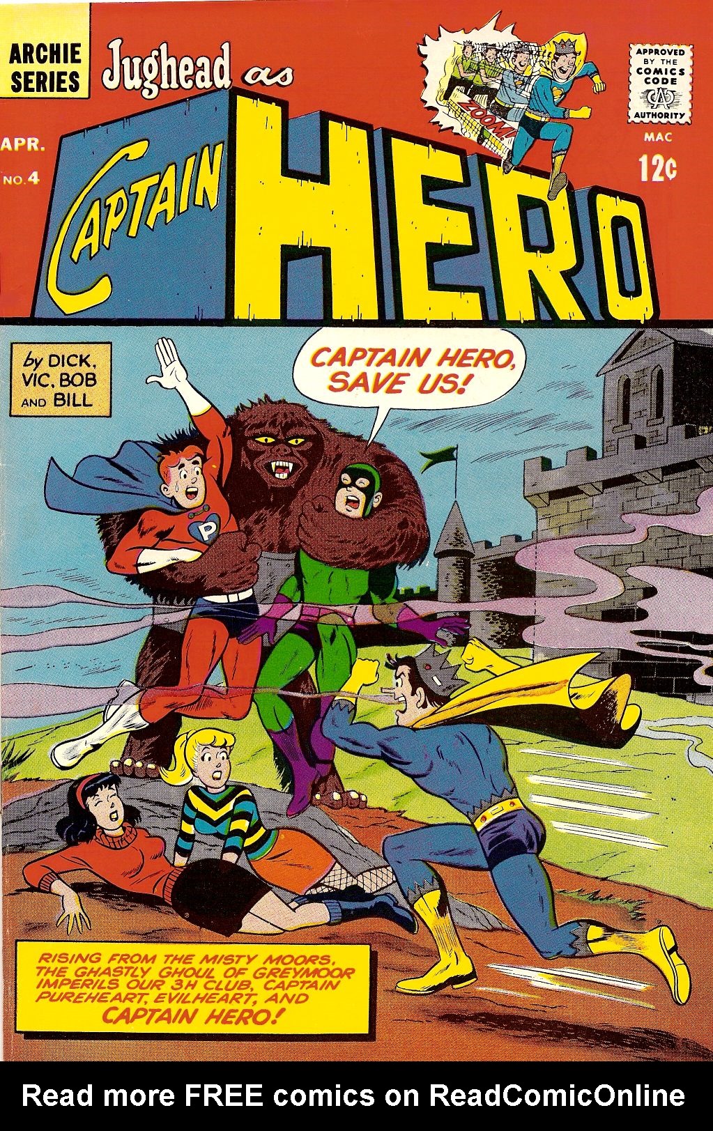 Read online Jughead As Captain Hero comic -  Issue #4 - 1