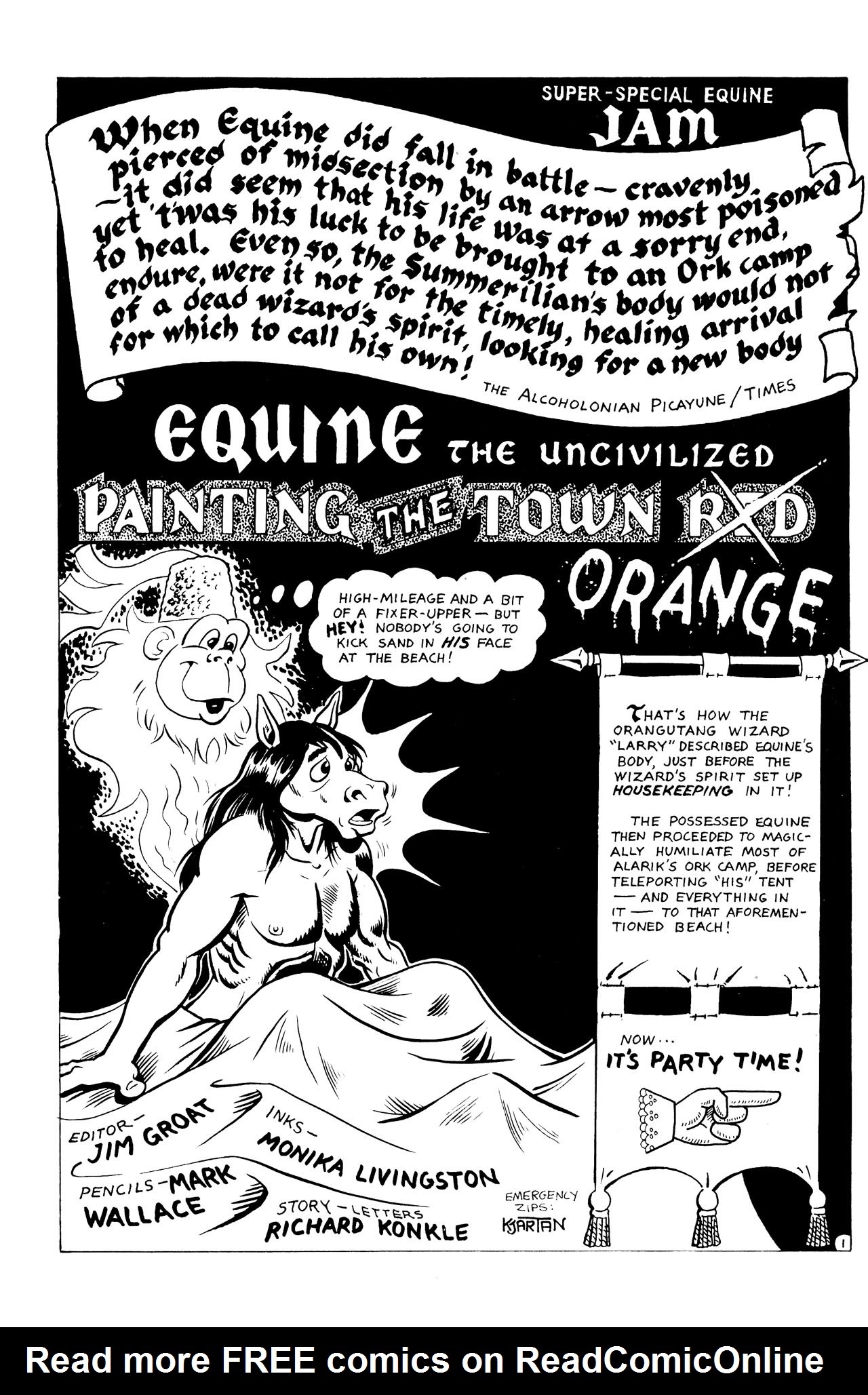 Read online Equine, The Uncivilized comic -  Issue #6 - 3