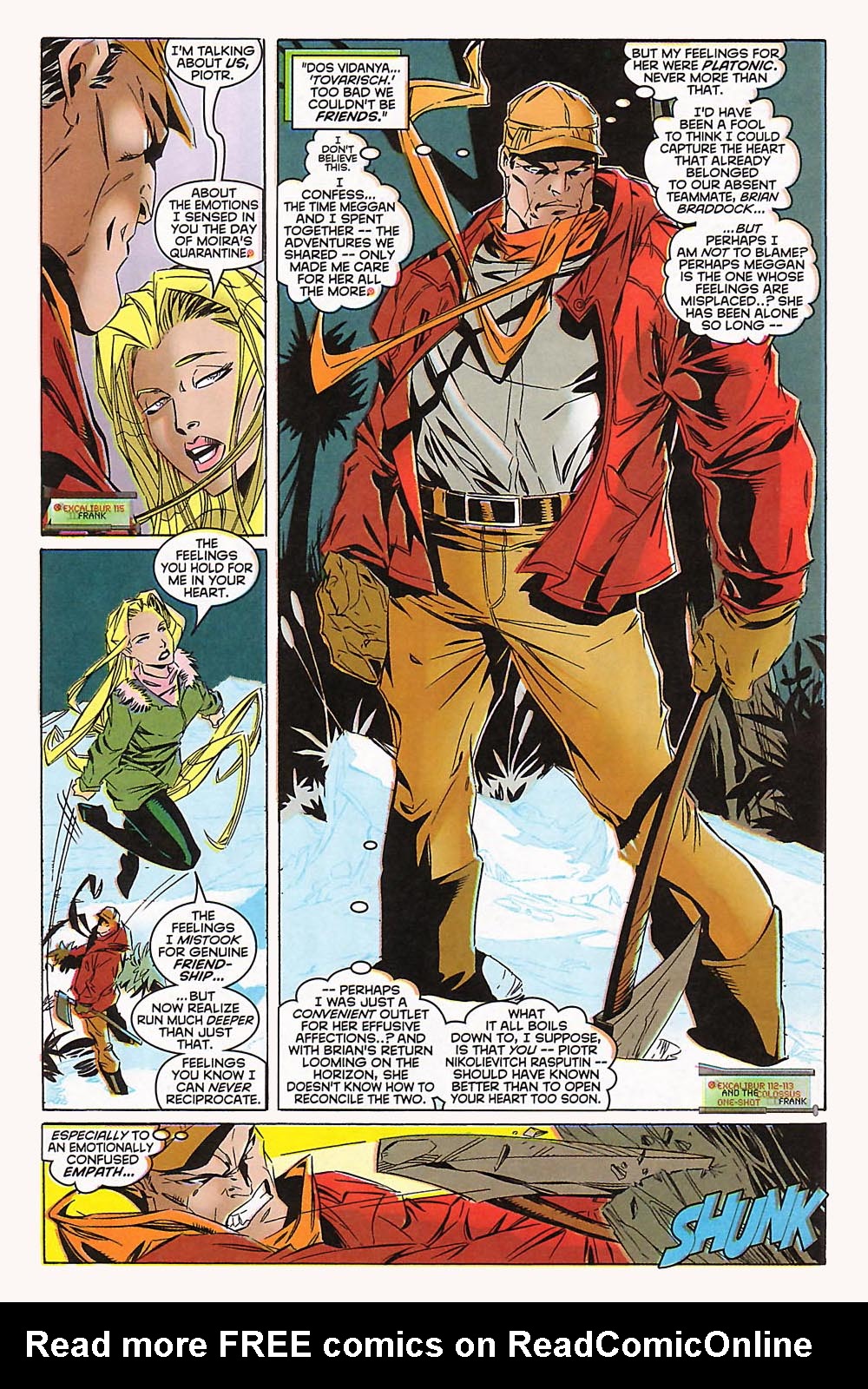 Read online Excalibur (1988) comic -  Issue #118 - 14