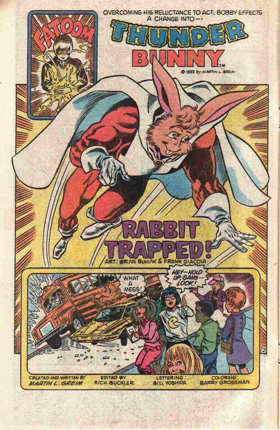 Read online Thunder Bunny comic -  Issue # Full - 4
