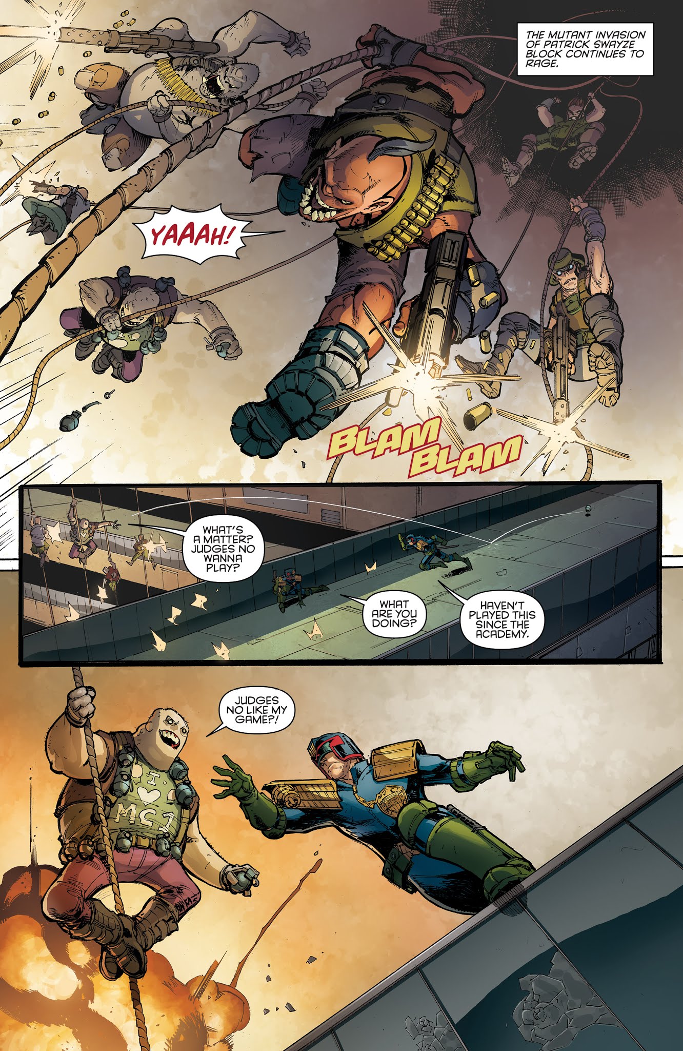 Read online Judge Dredd: Under Siege comic -  Issue #3 - 3