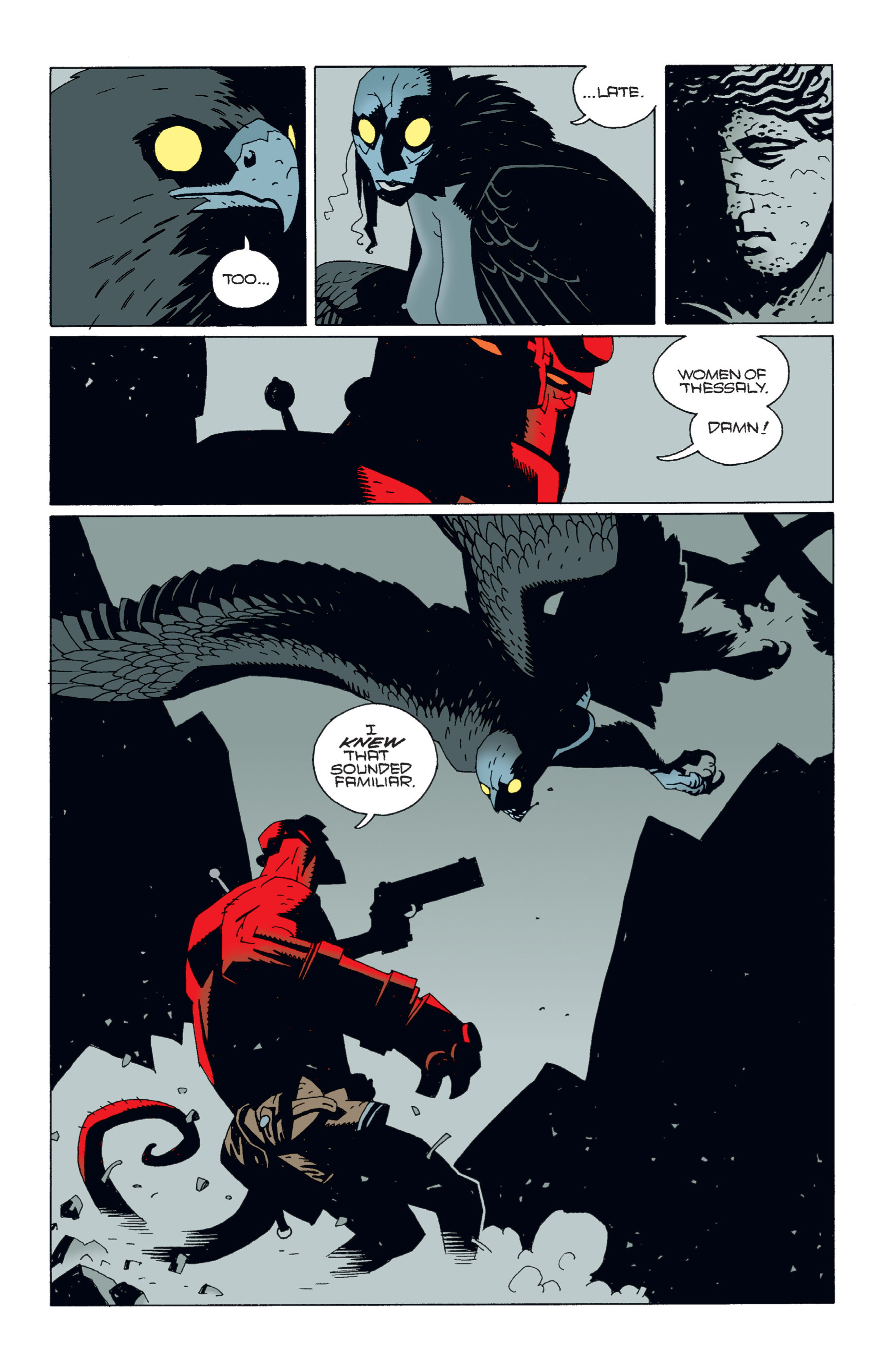 Read online Hellboy comic -  Issue #2 - 56