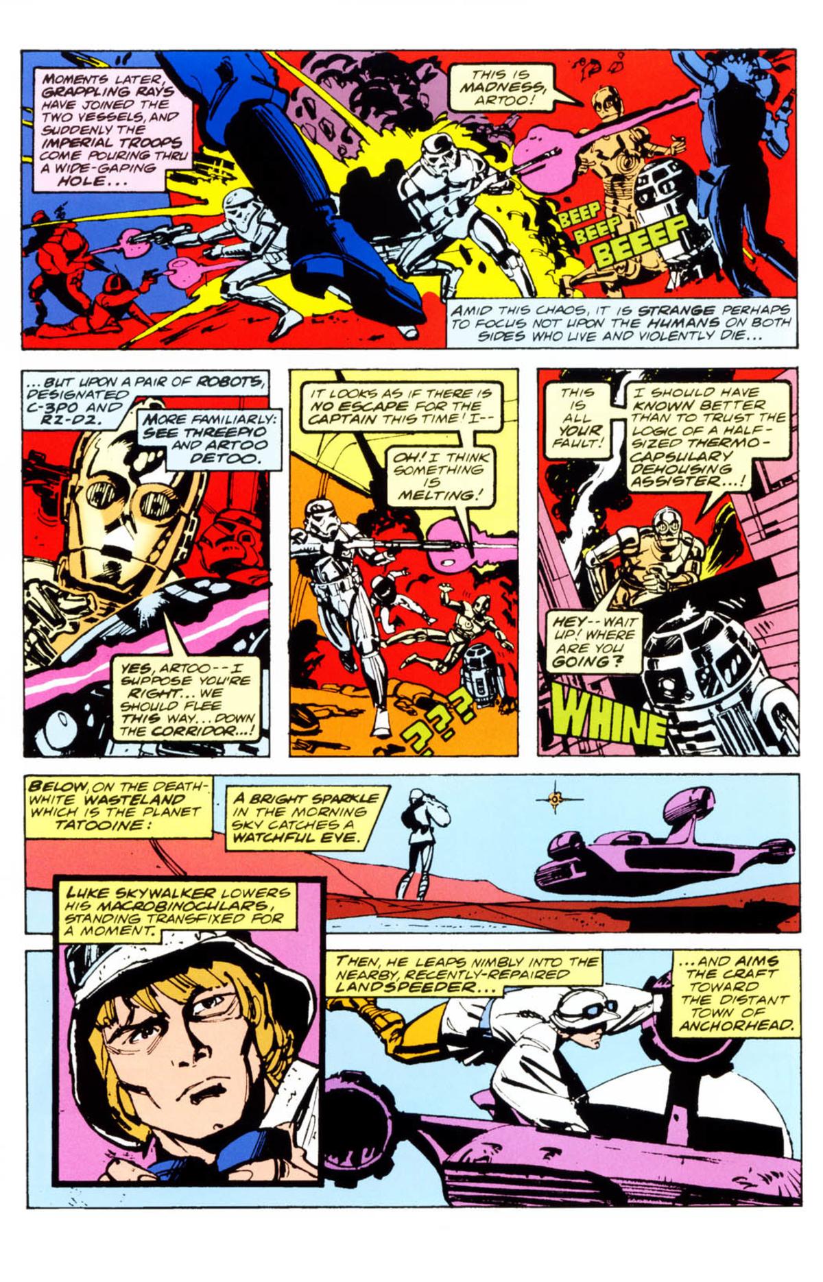 Read online Classic Star Wars:  A New Hope comic -  Issue #1 - 4