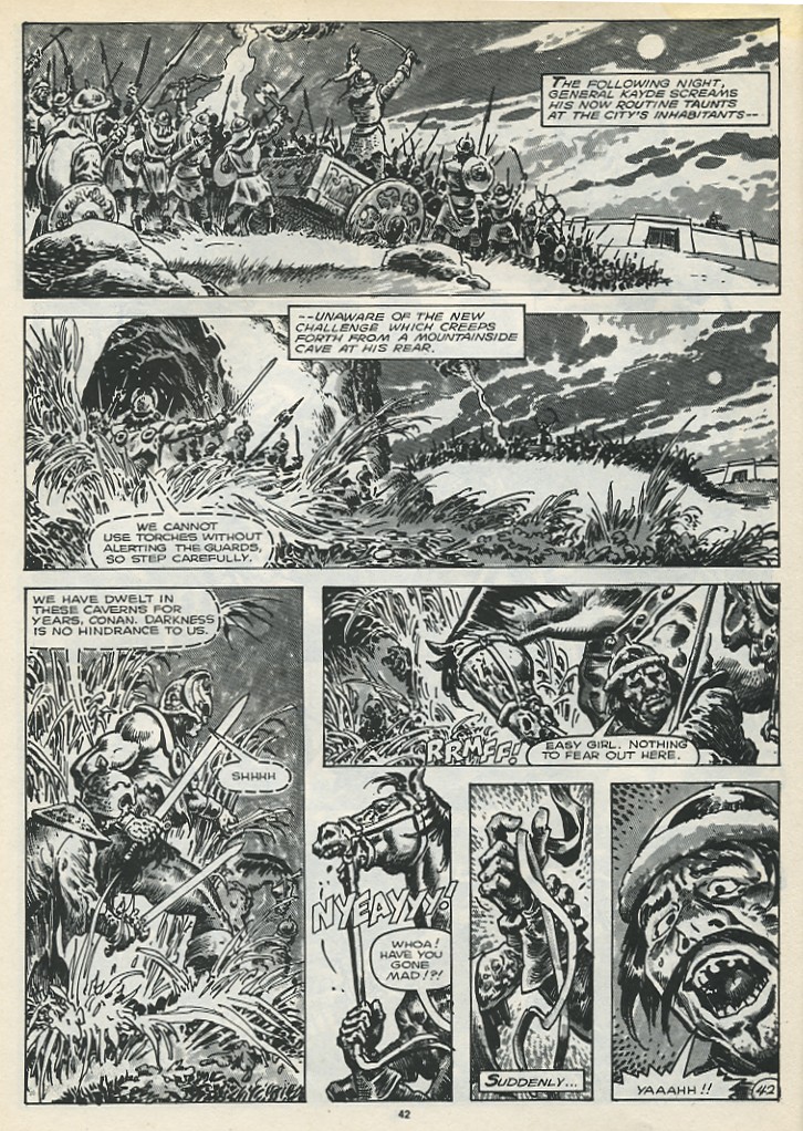 Read online The Savage Sword Of Conan comic -  Issue #173 - 44