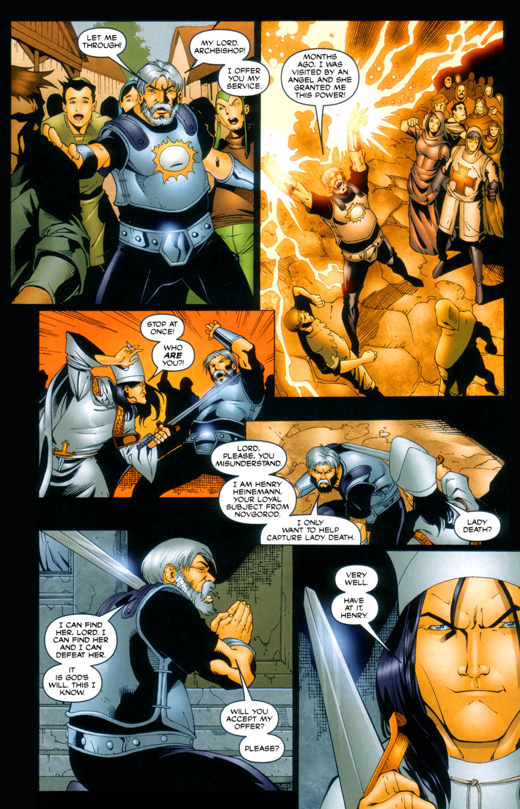 Read online Brian Pulido's Medieval Lady Death comic -  Issue #2 - 8