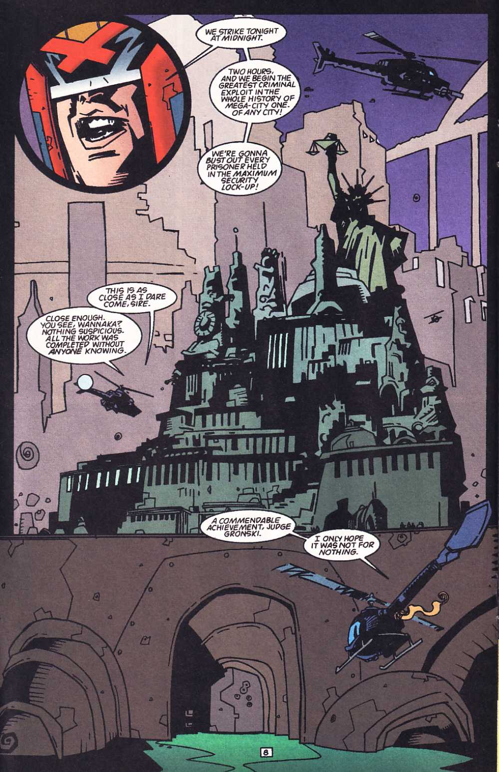 Read online Judge Dredd: Legends of the Law comic -  Issue #10 - 8