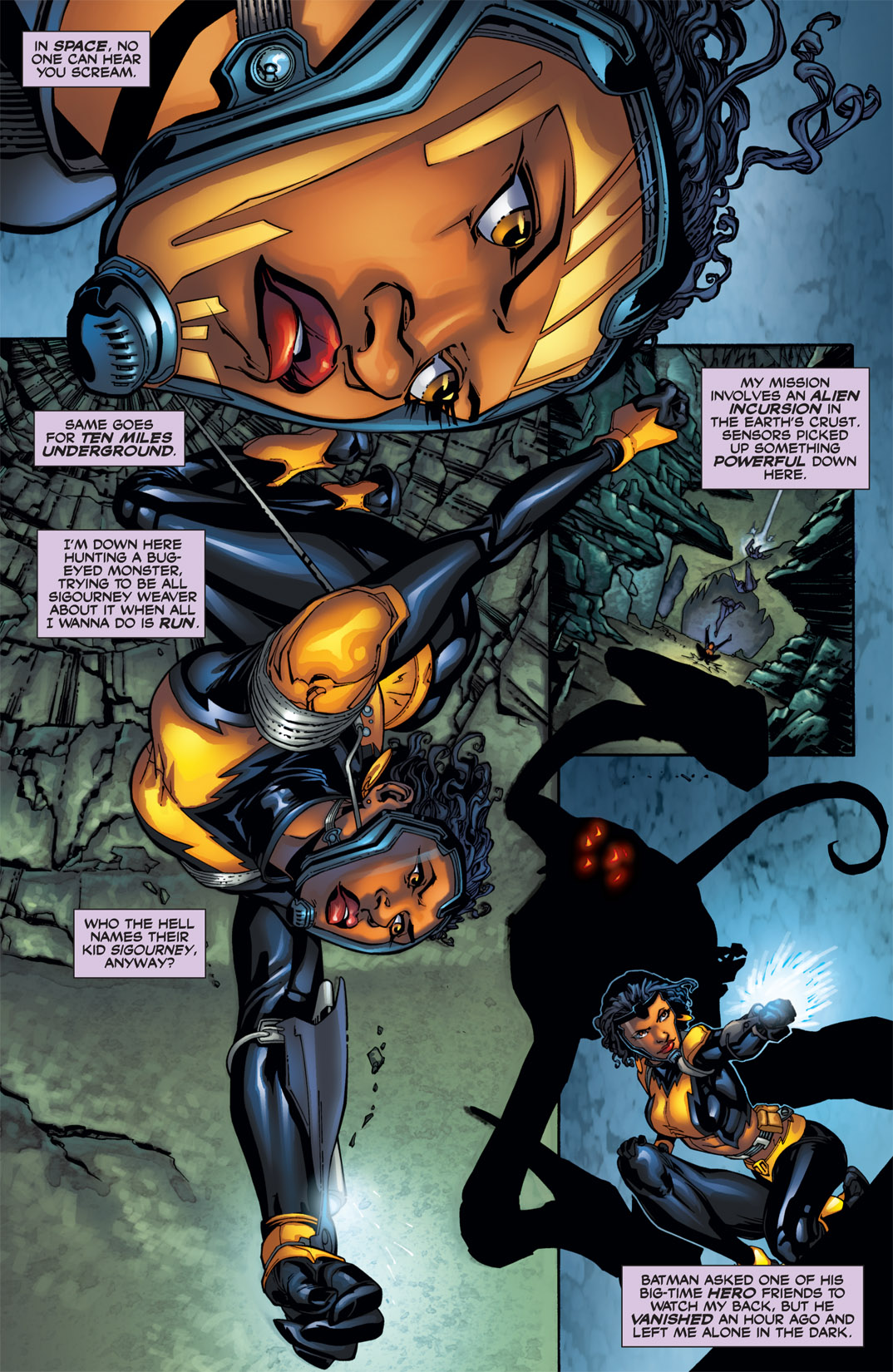 Read online Outsiders: Five of a Kind comic -  Issue # Issue Martian Manhunter-Thunder - 2