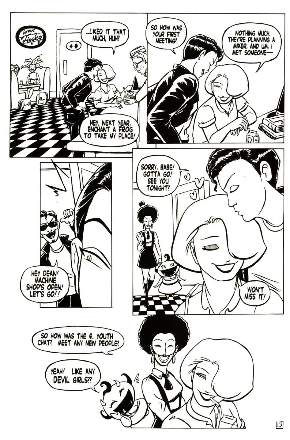 Read online Charm School: Magical Witch Girl Bunny comic -  Issue #1 - 15