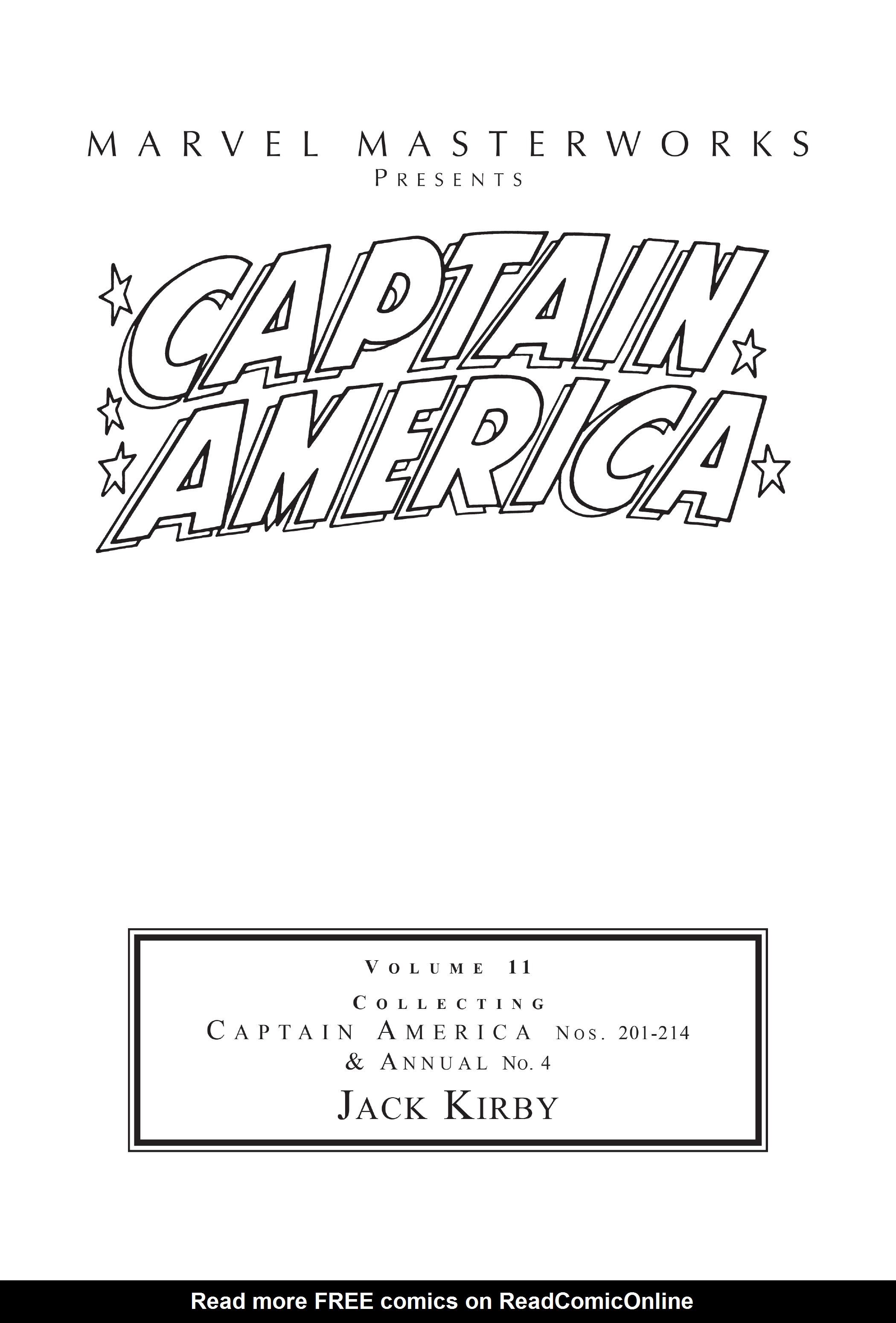 Read online Marvel Masterworks: Captain America comic -  Issue # TPB 11 (Part 1) - 2