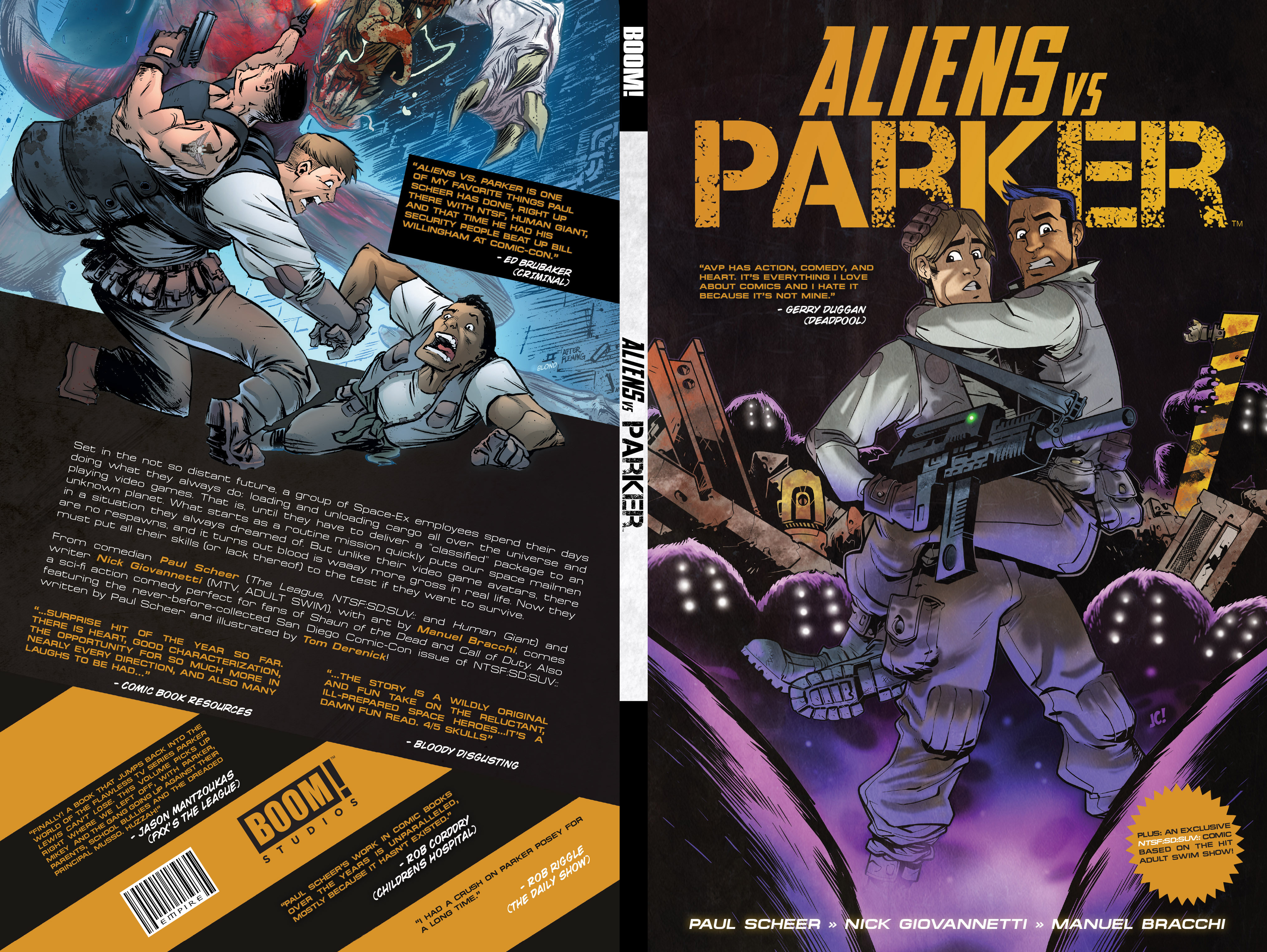 Read online Aliens vs. Parker comic -  Issue # _TPB - 1