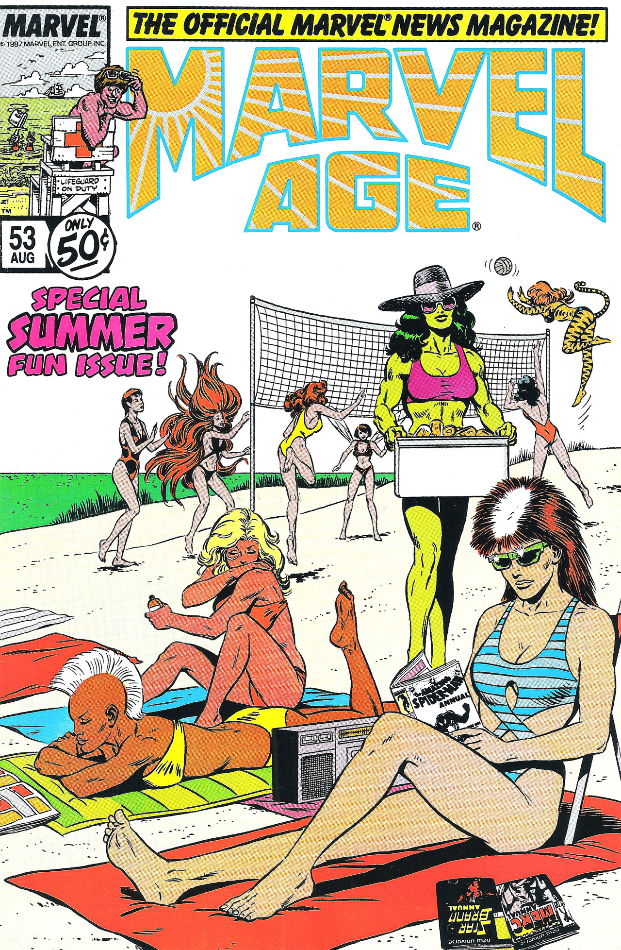 Read online Marvel Age comic -  Issue #53 - 1