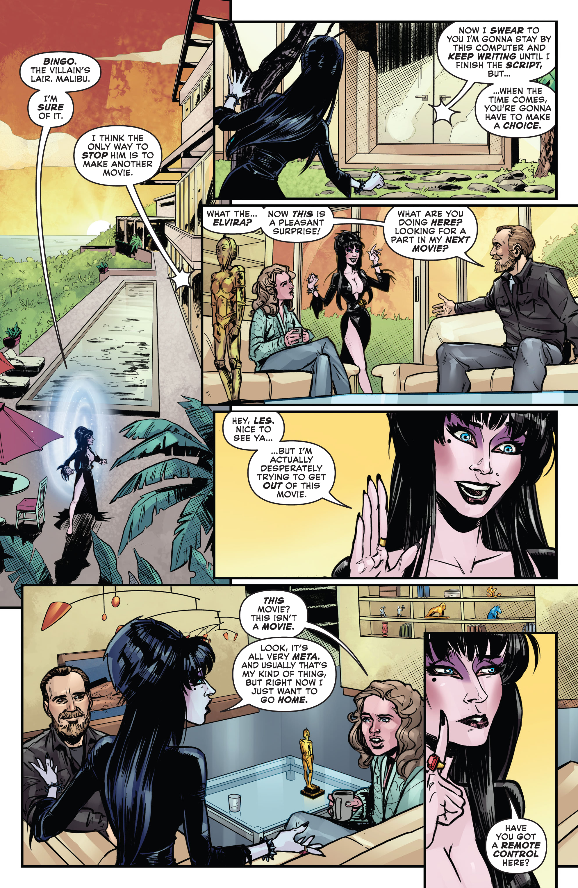 Read online Elvira in Horrorland comic -  Issue #4 - 17