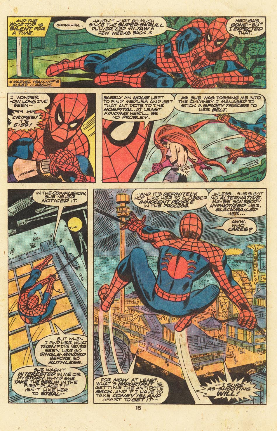 Read online The Spectacular Spider-Man (1976) comic -  Issue #11 - 12