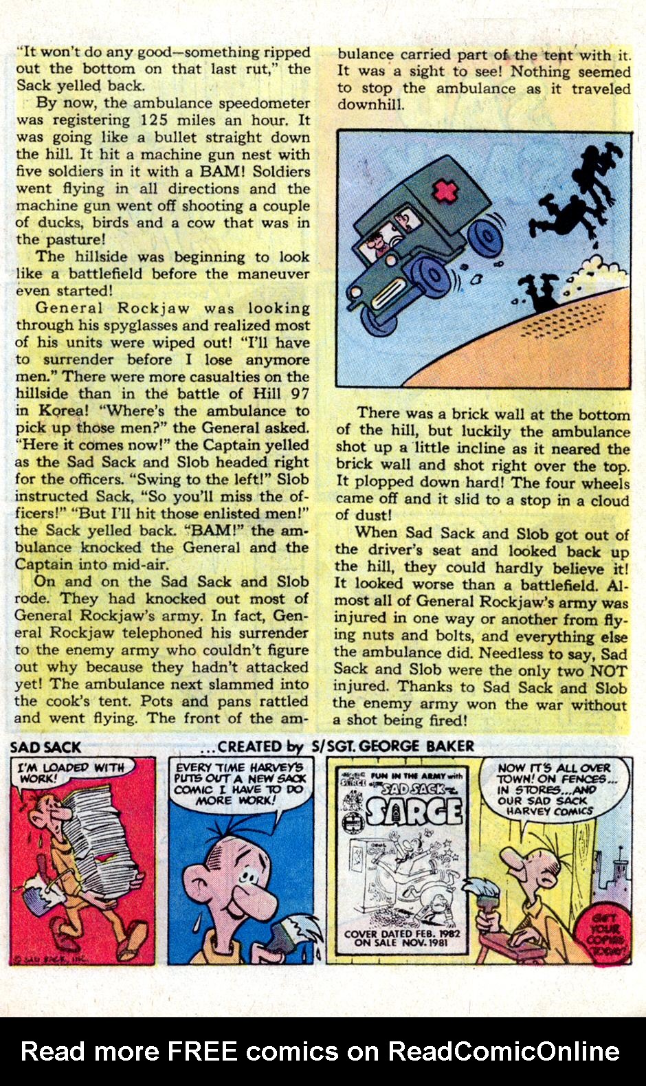 Read online Sad Sack comic -  Issue #284 - 19
