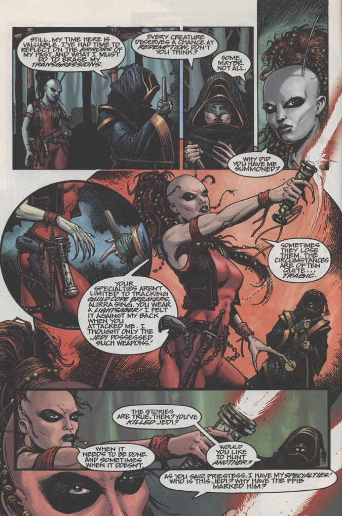 Read online Star Wars: The Bounty Hunters comic -  Issue # Issue Aurra Sing - 6