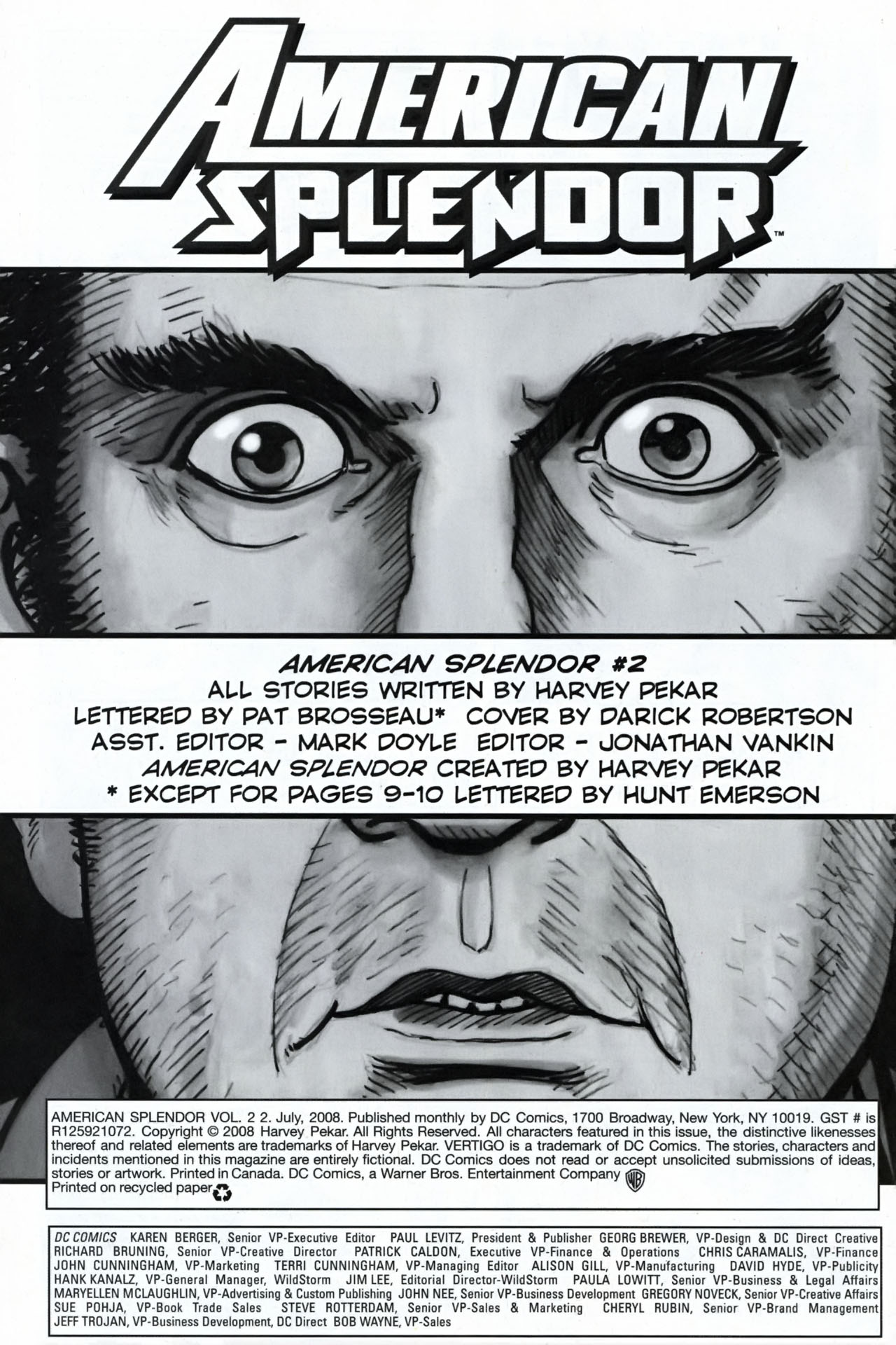 Read online American Splendor (2008) comic -  Issue #2 - 33
