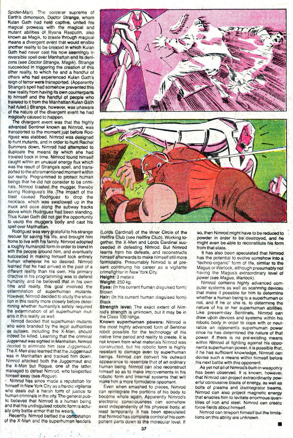 Read online The Official Handbook of the Marvel Universe Deluxe Edition comic -  Issue #9 - 43