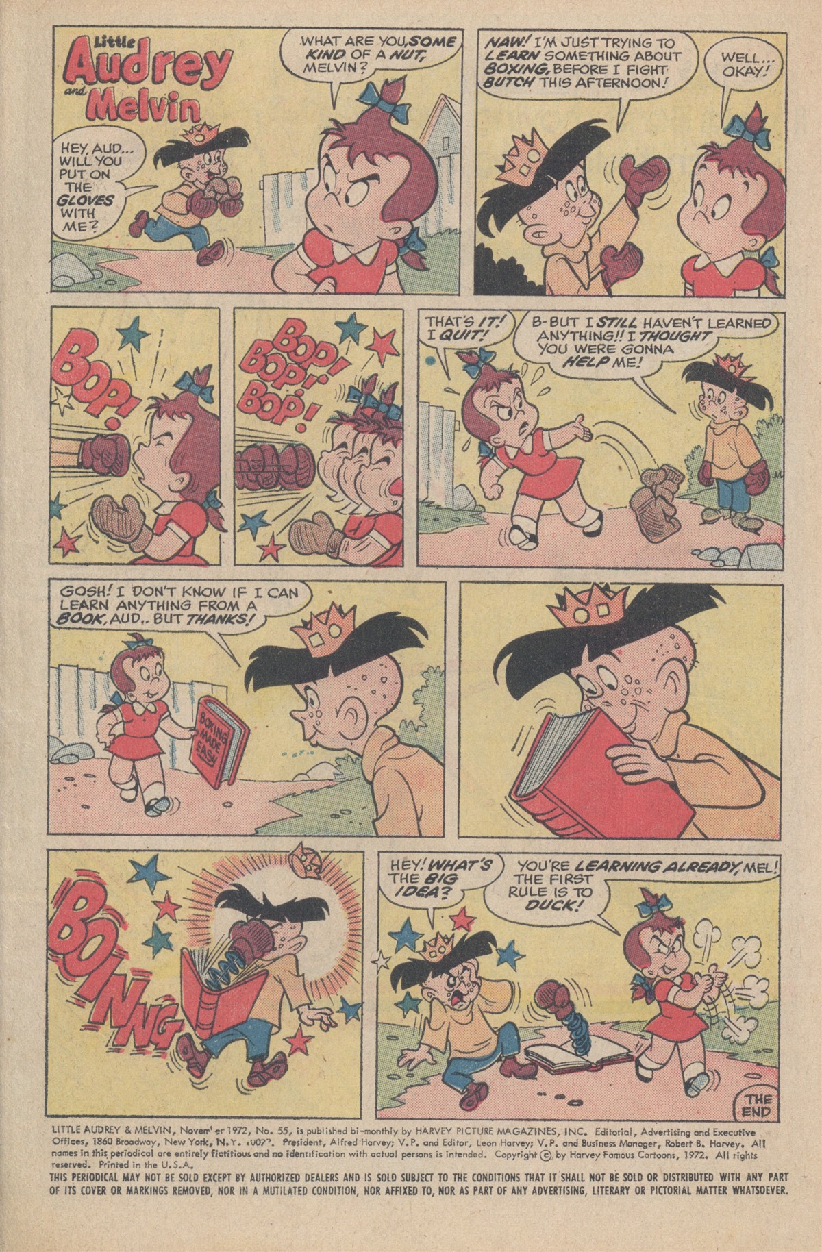 Read online Little Audrey And Melvin comic -  Issue #55 - 3