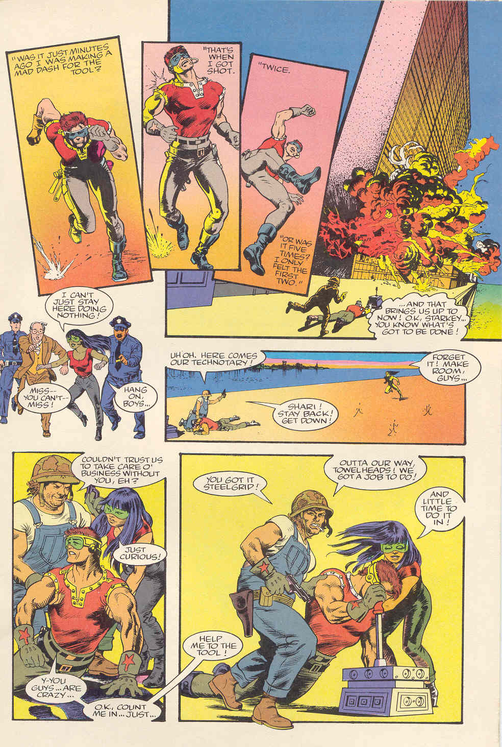 Read online Steelgrip Starkey comic -  Issue #2 - 7