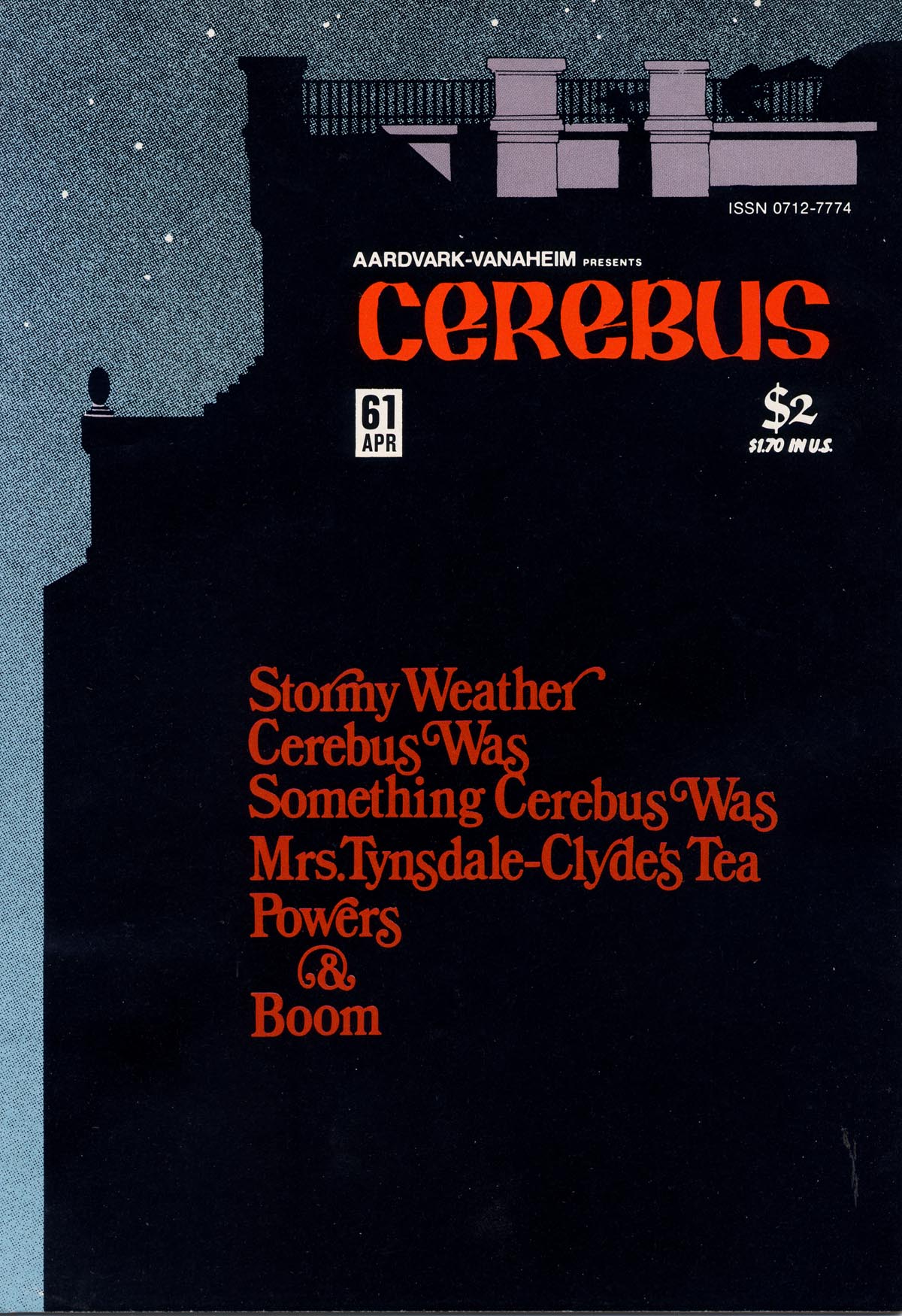 Read online Cerebus comic -  Issue #61 - 1