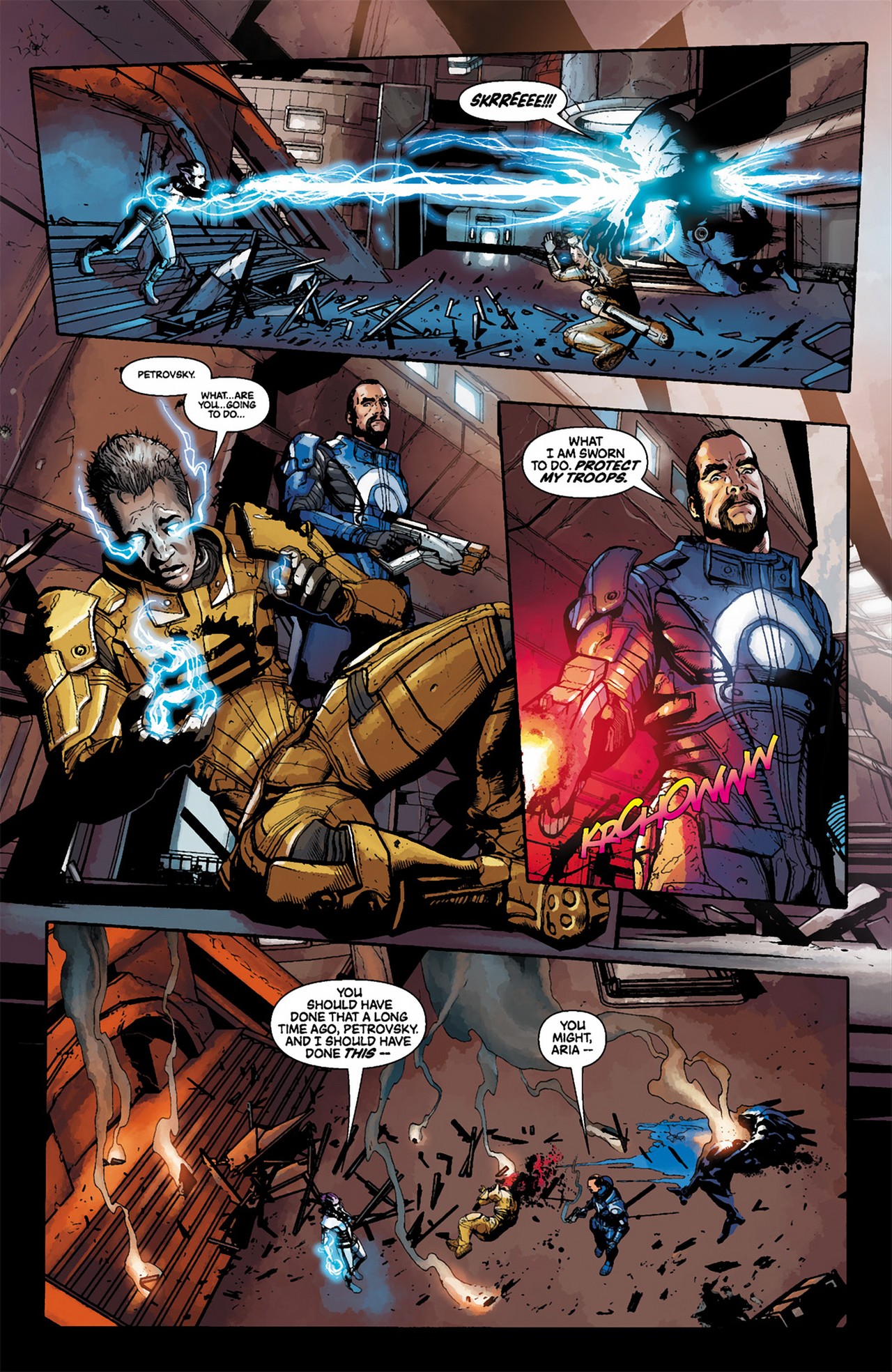 Read online Mass Effect: Invasion comic -  Issue #4 - 21
