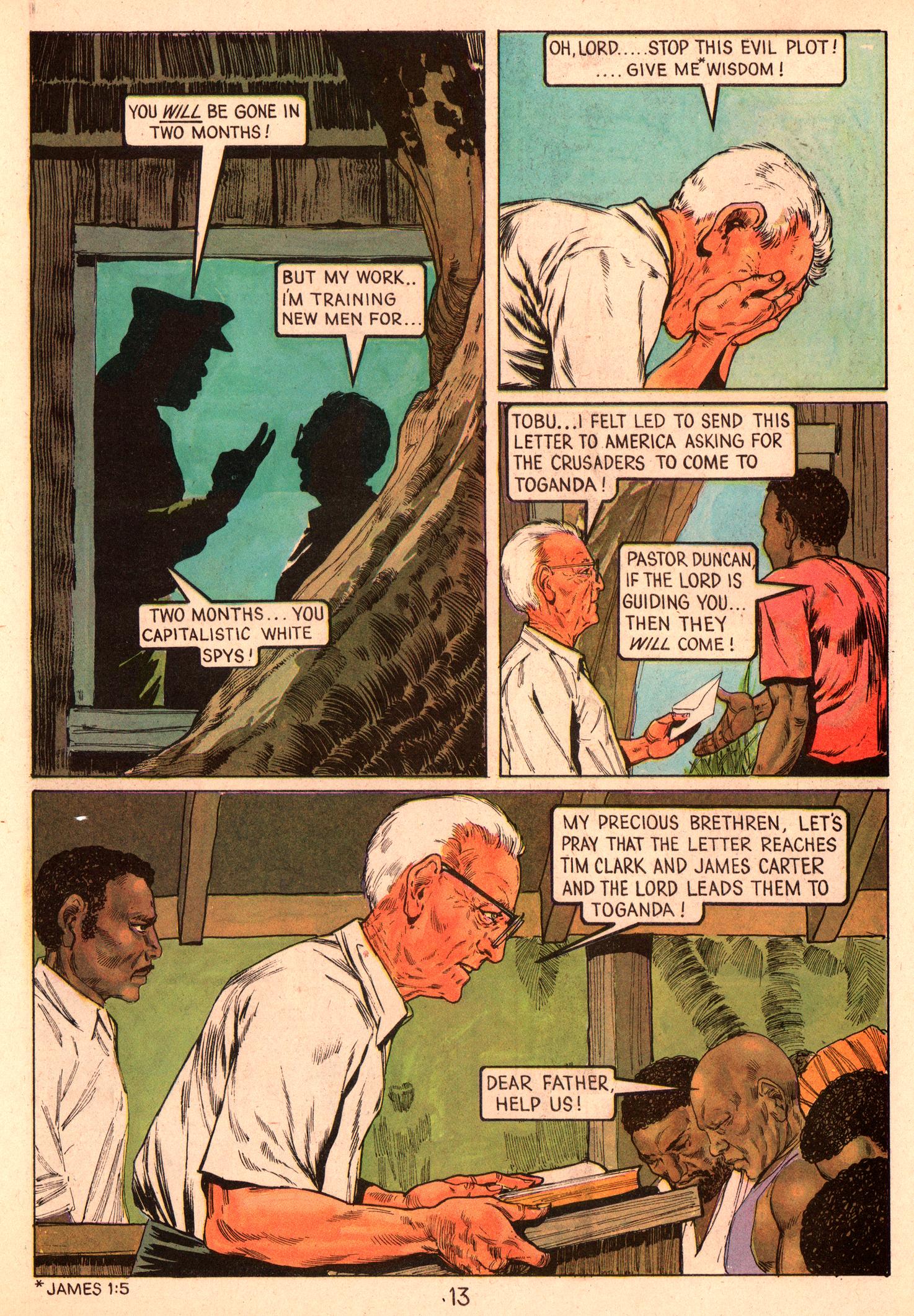 Read online The Crusaders (1974) comic -  Issue #3 - 15