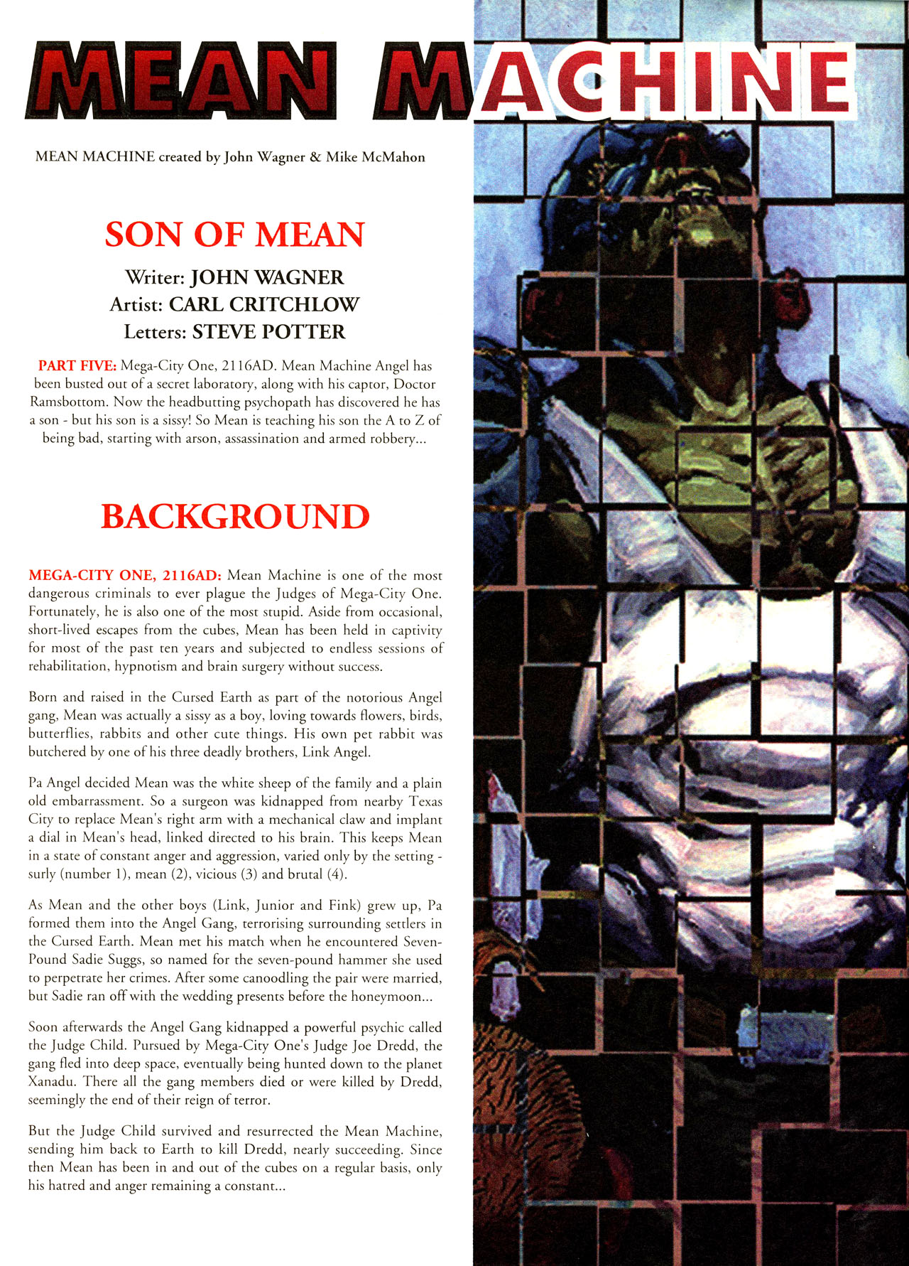 Read online Judge Dredd: The Megazine (vol. 2) comic -  Issue #67 - 22