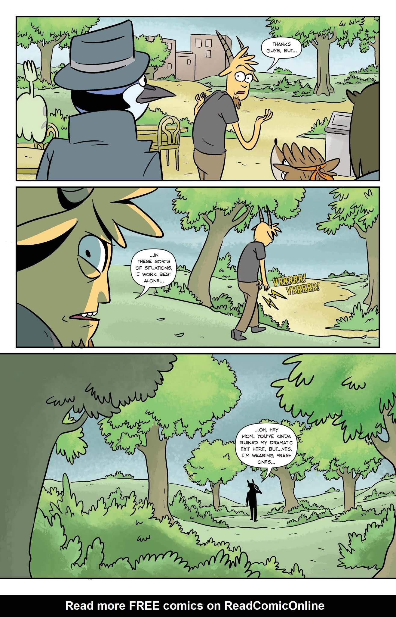 Read online Regular Show: Noir Means Noir, Buddy comic -  Issue # TPB (Part 1) - 19