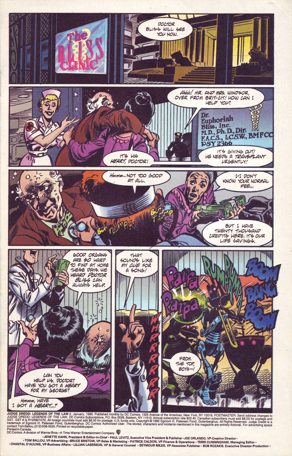 Read online Judge Dredd: Legends of the Law comic -  Issue #2 - 2